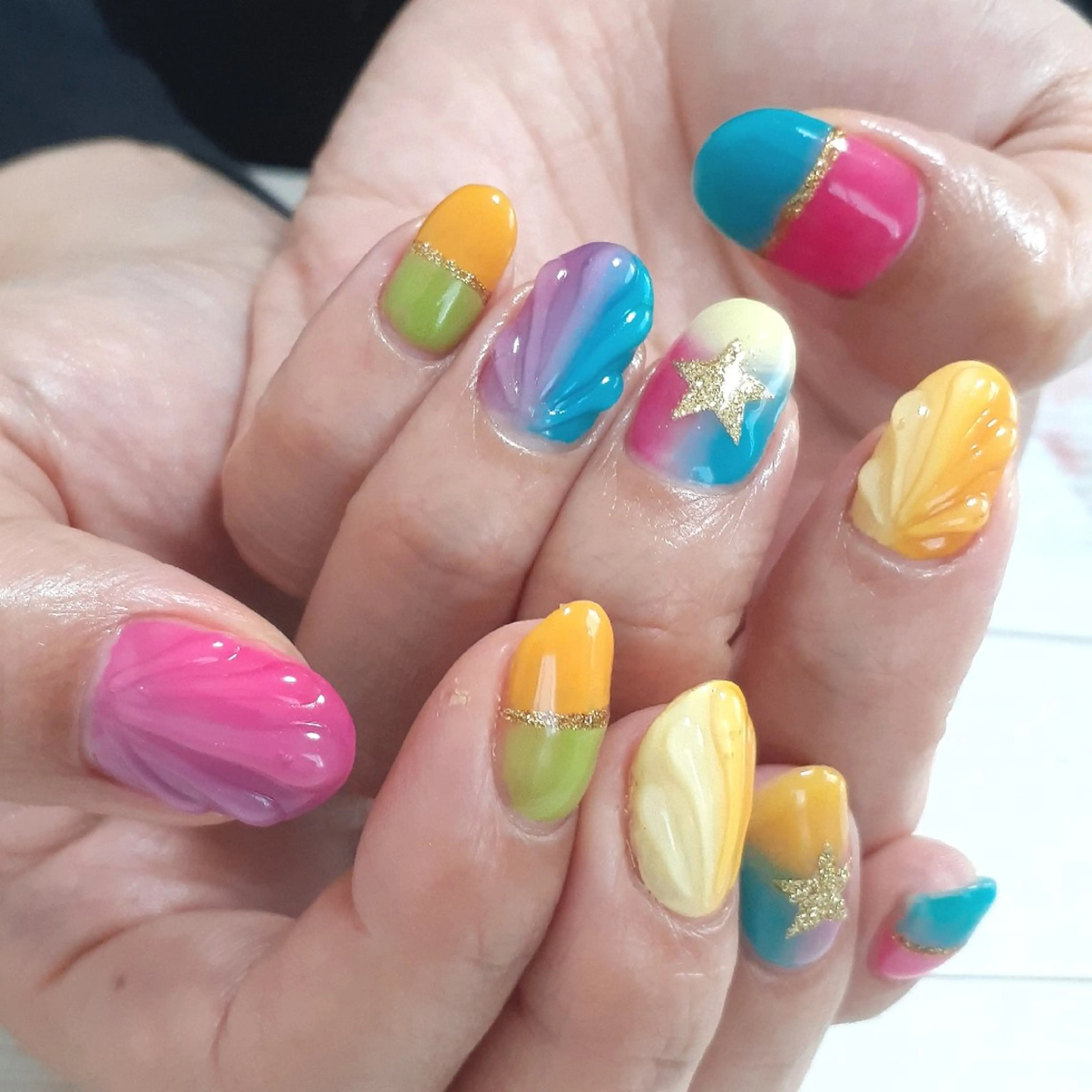 ネイル ハンドネイル 池元 真由美のネイルデザイン