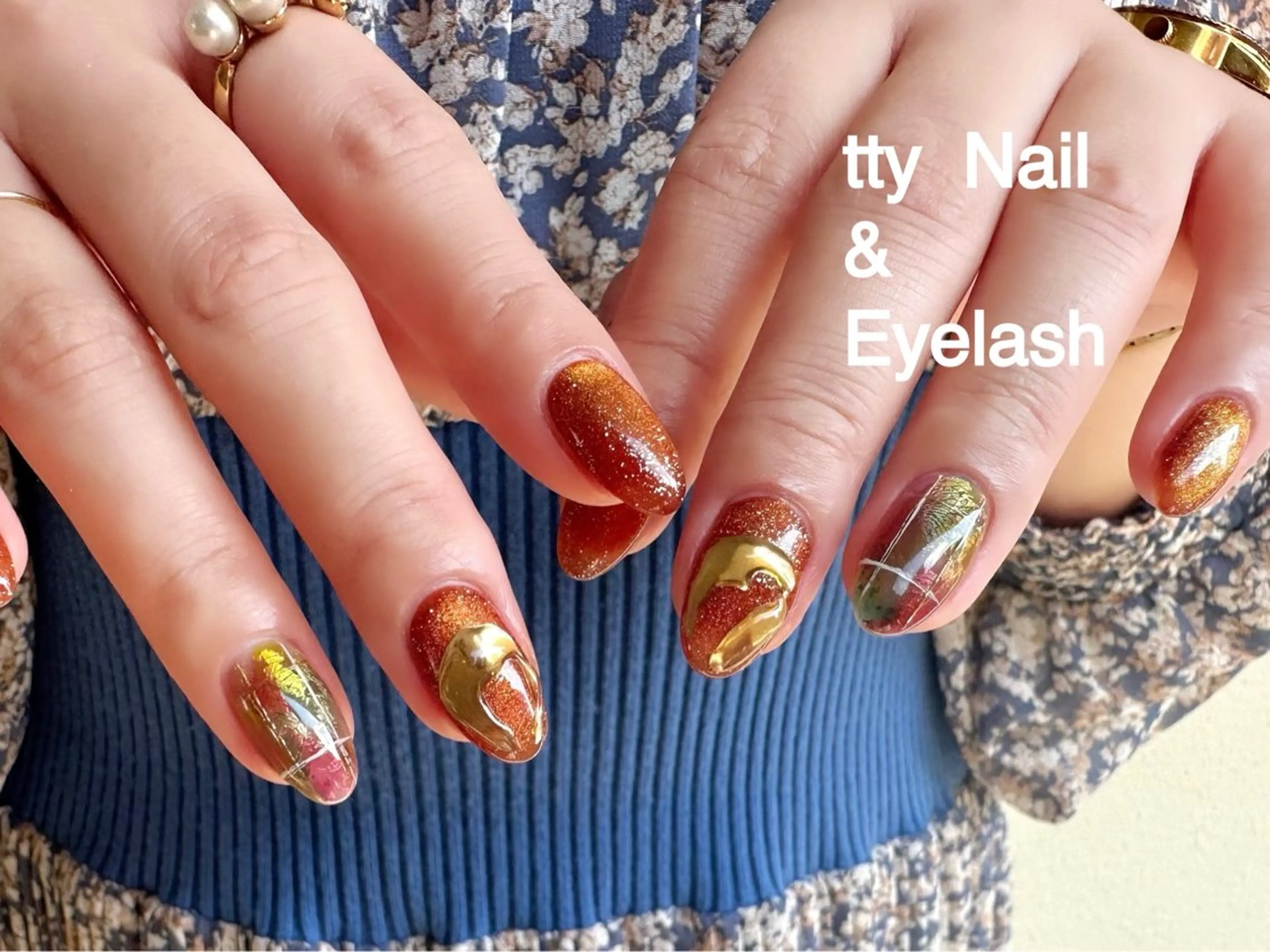 ネイル tty Nail&Eyelash所属・利光 絵瑠のネイルデザイン