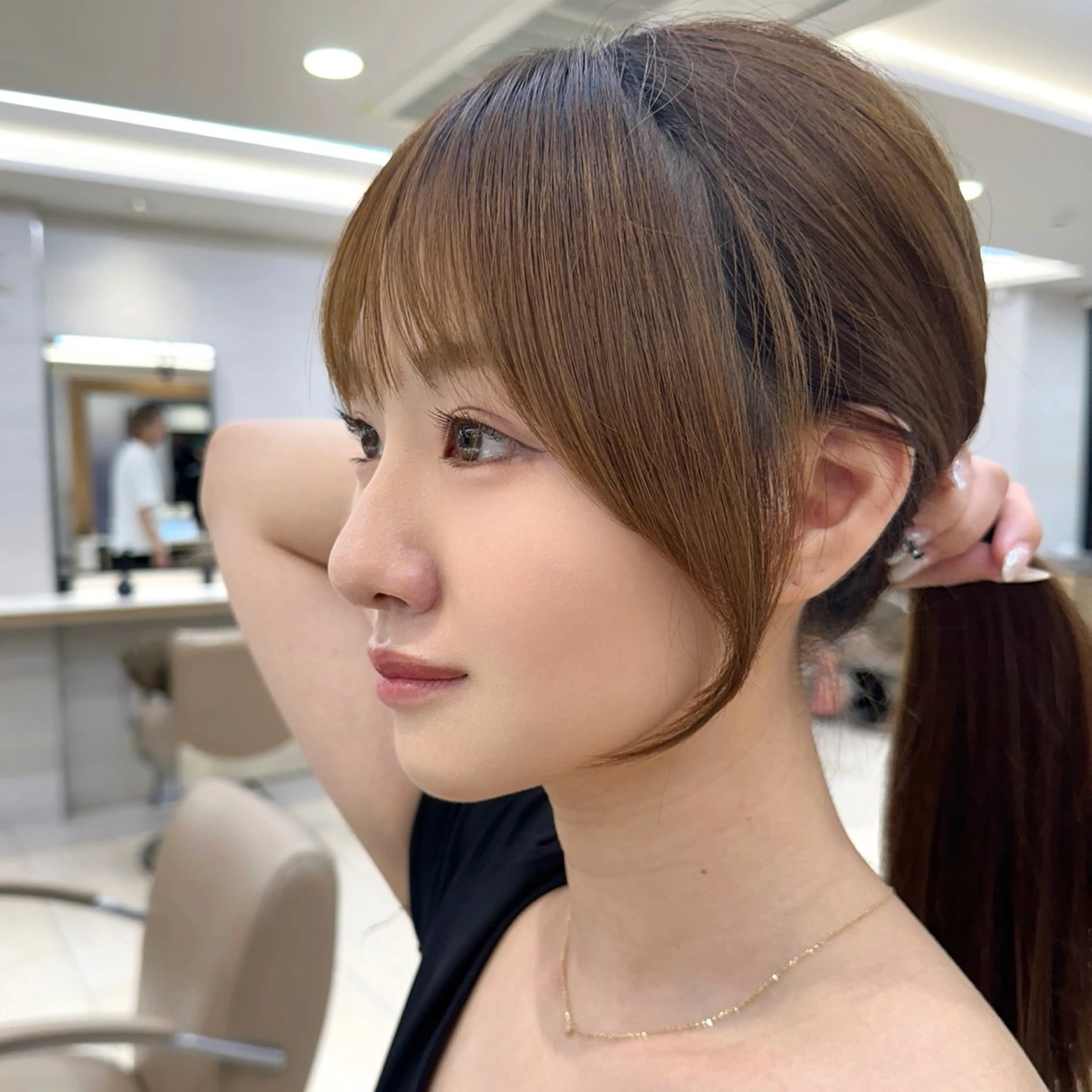 ロング ✨小顔顔まわり✨ サイトウ　アツキのヘアスタイル