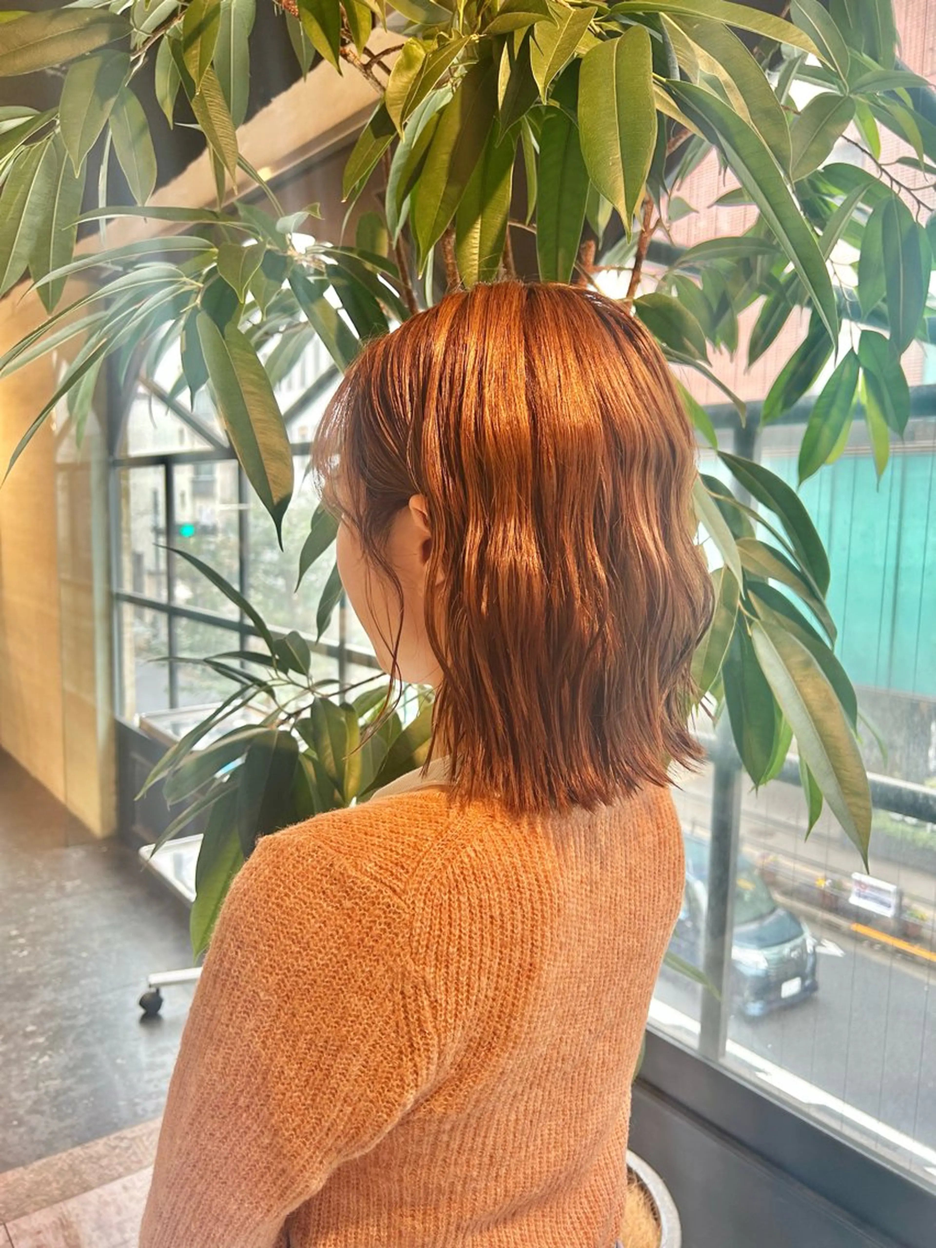 ミディアム カット ヘアカラー トリートメント Reir_吉祥寺 バンレイカのヘアスタイル