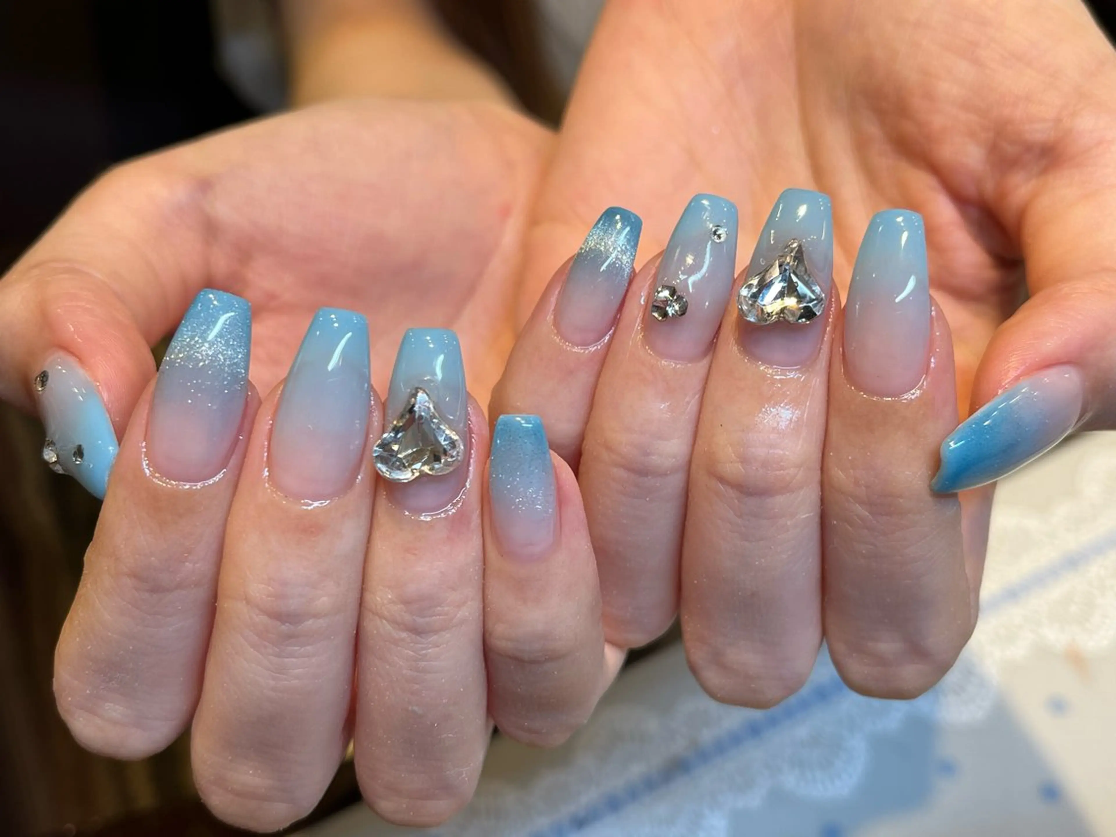 ネイル アートネイル オフィスネイル ワンカラーネイル ショートネイル ネイルサロン　リリーブランシュ所属・森 瑞紀のネイルデザイン