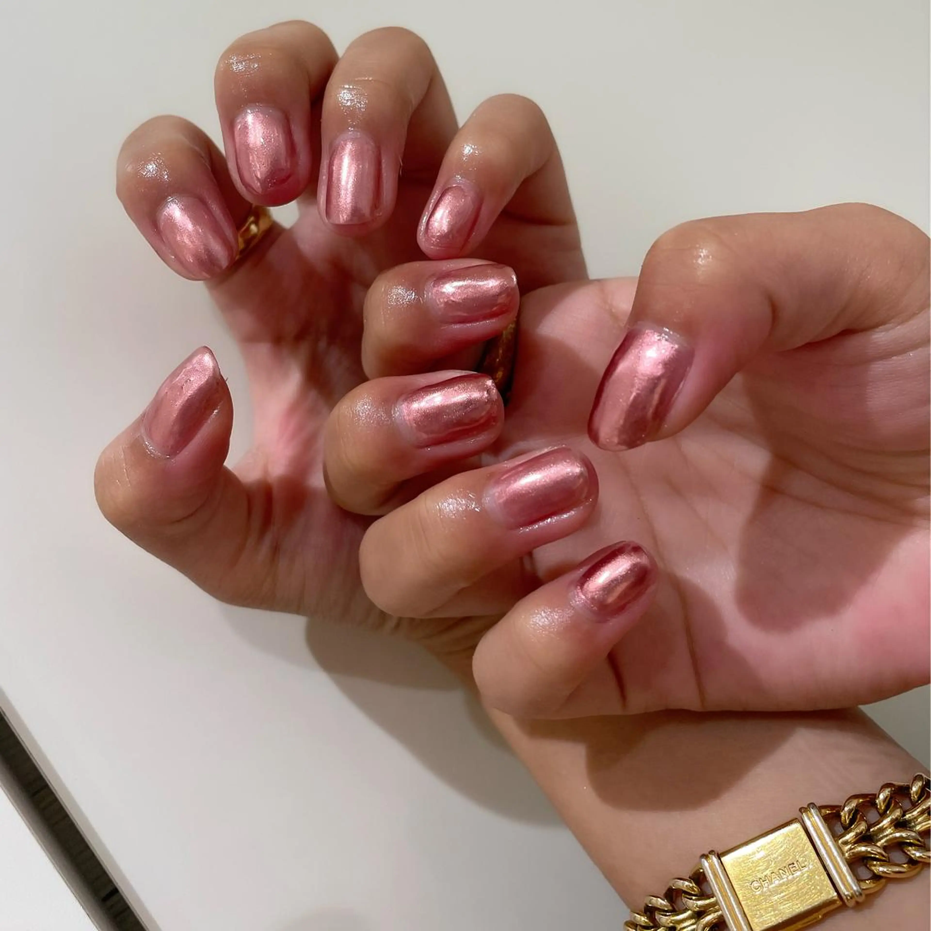 ネイル ミラーネイル Nagoe Misaのネイルデザイン