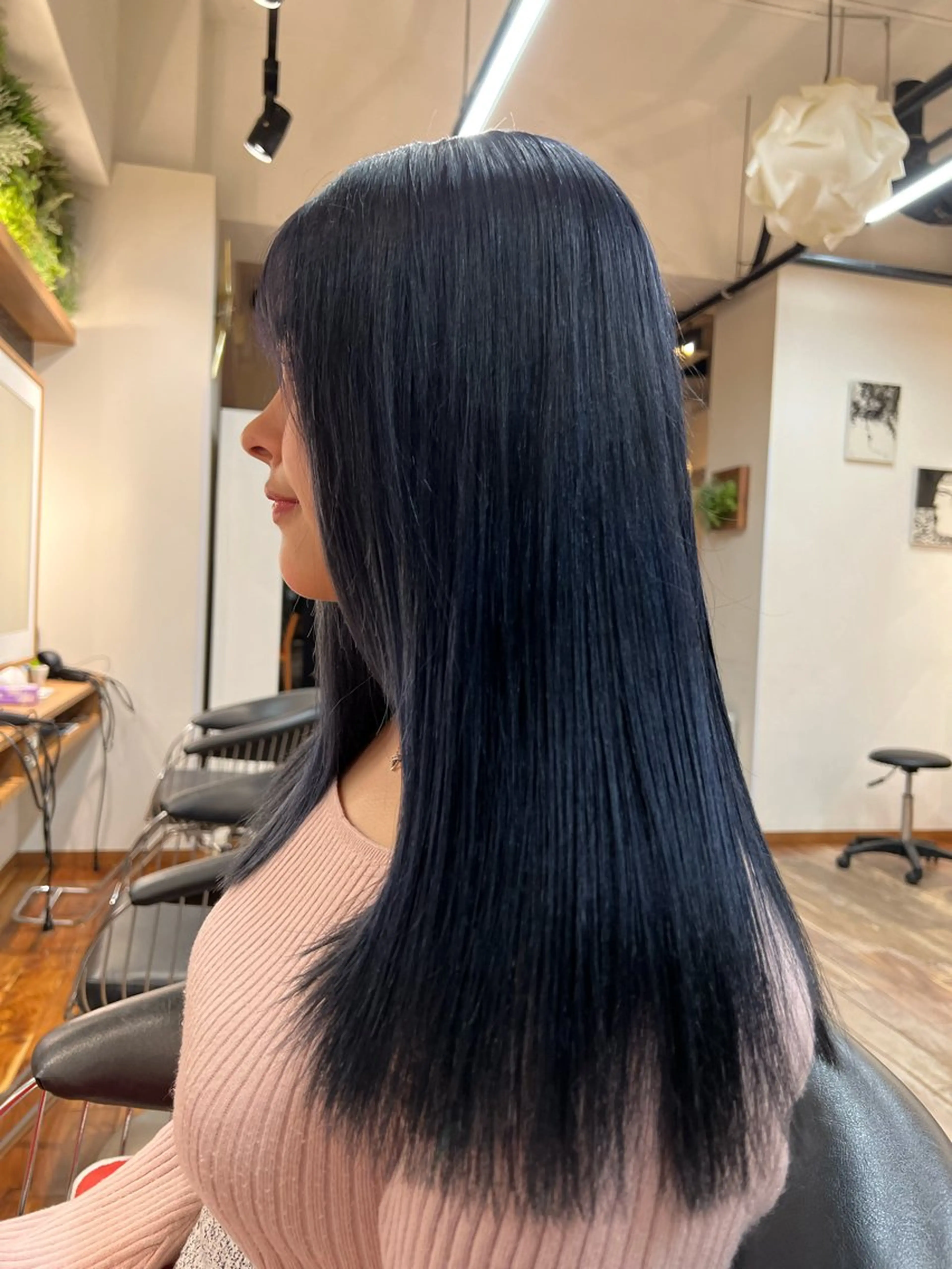 ロング 縮毛矯正 縮毛矯正 Room所属・西村 和樹のヘアスタイル