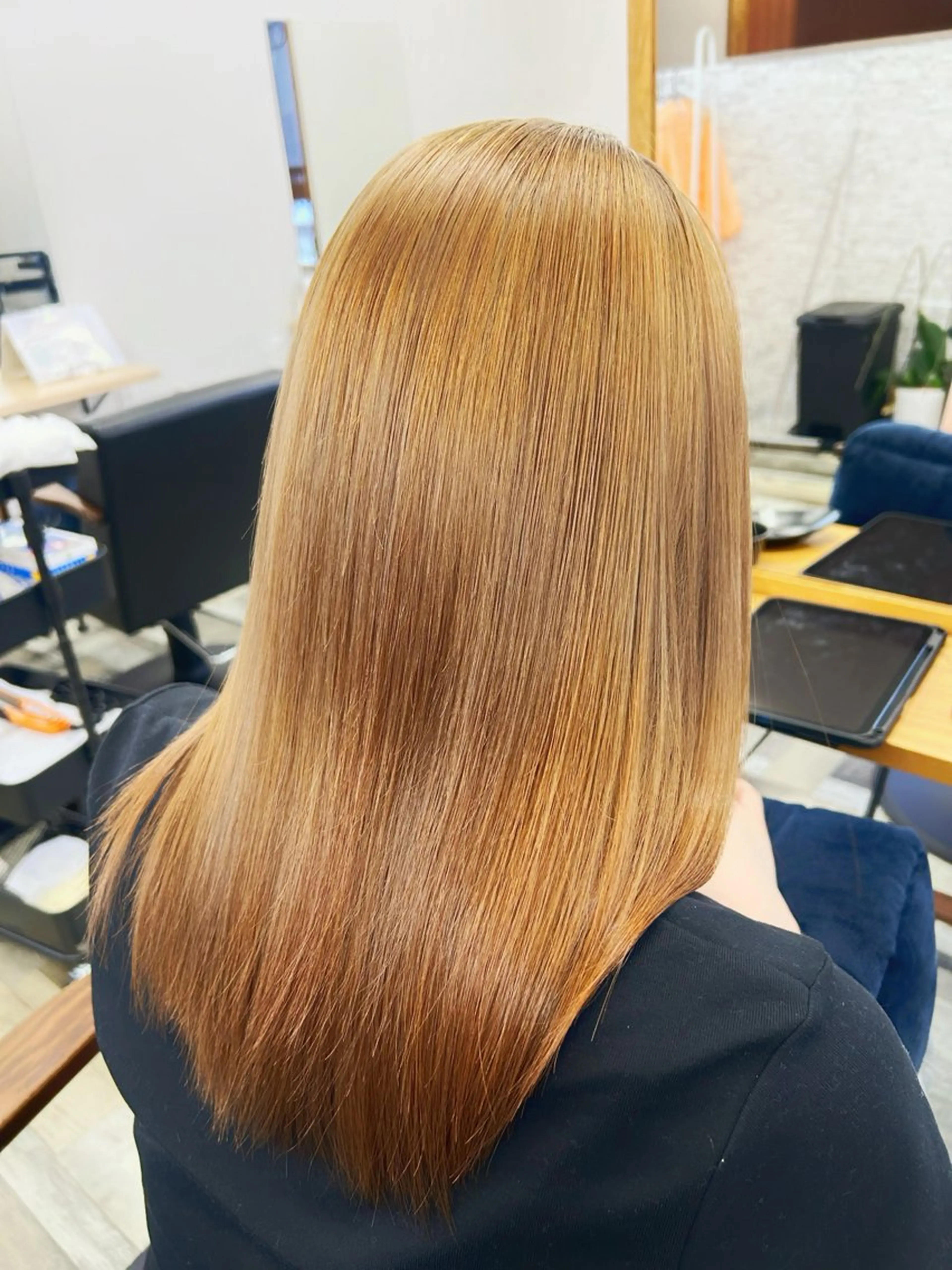 セミロング カラー ヘアカラー トリートメント 浜松/透明感カラー 🌼菅沼愛梨🌼のヘアスタイル