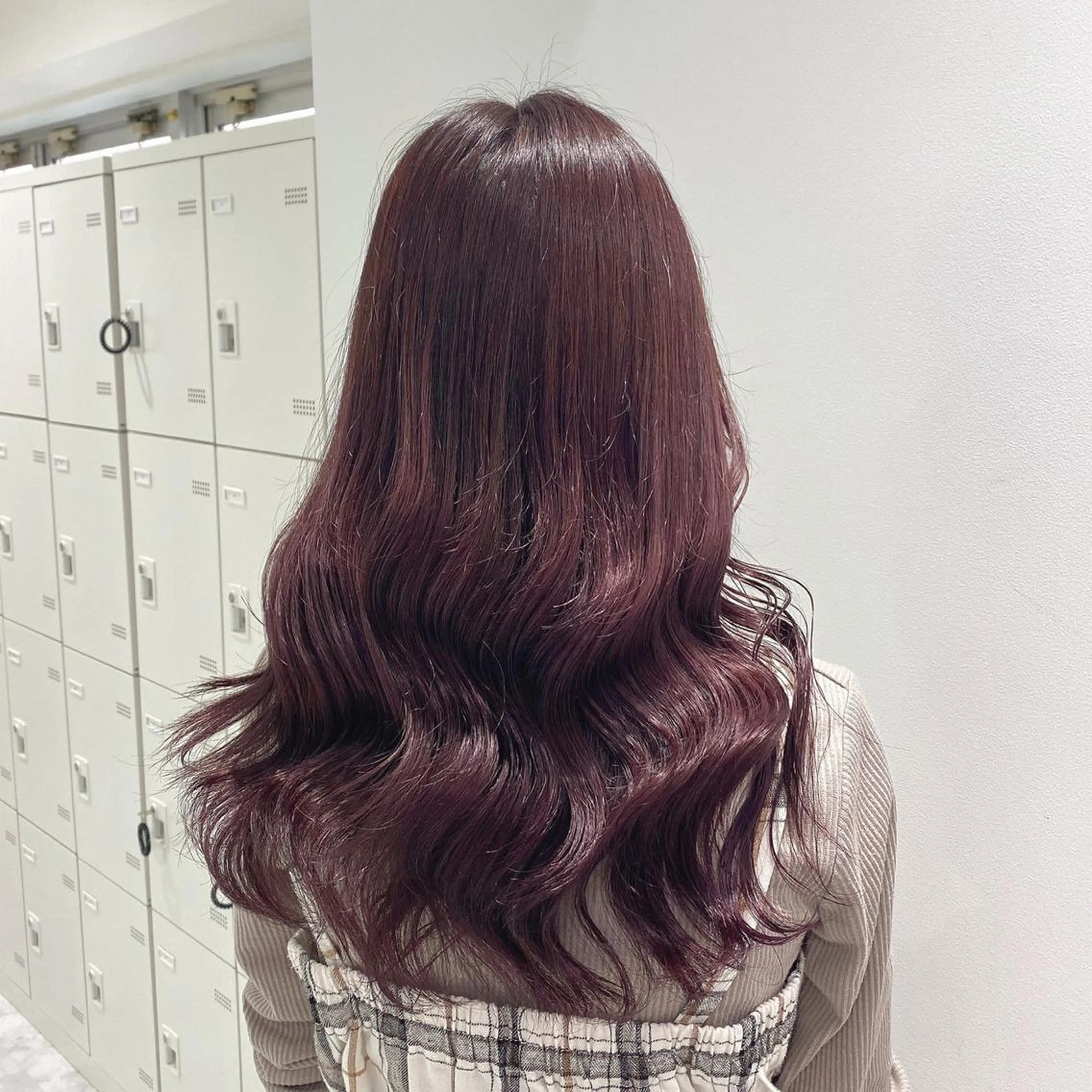 ロング カラー ラベンダーカラー ラベンダーピンク ピンクカラー 🤍韓国トレンド ヘア🤍miku🤍のヘアスタイル