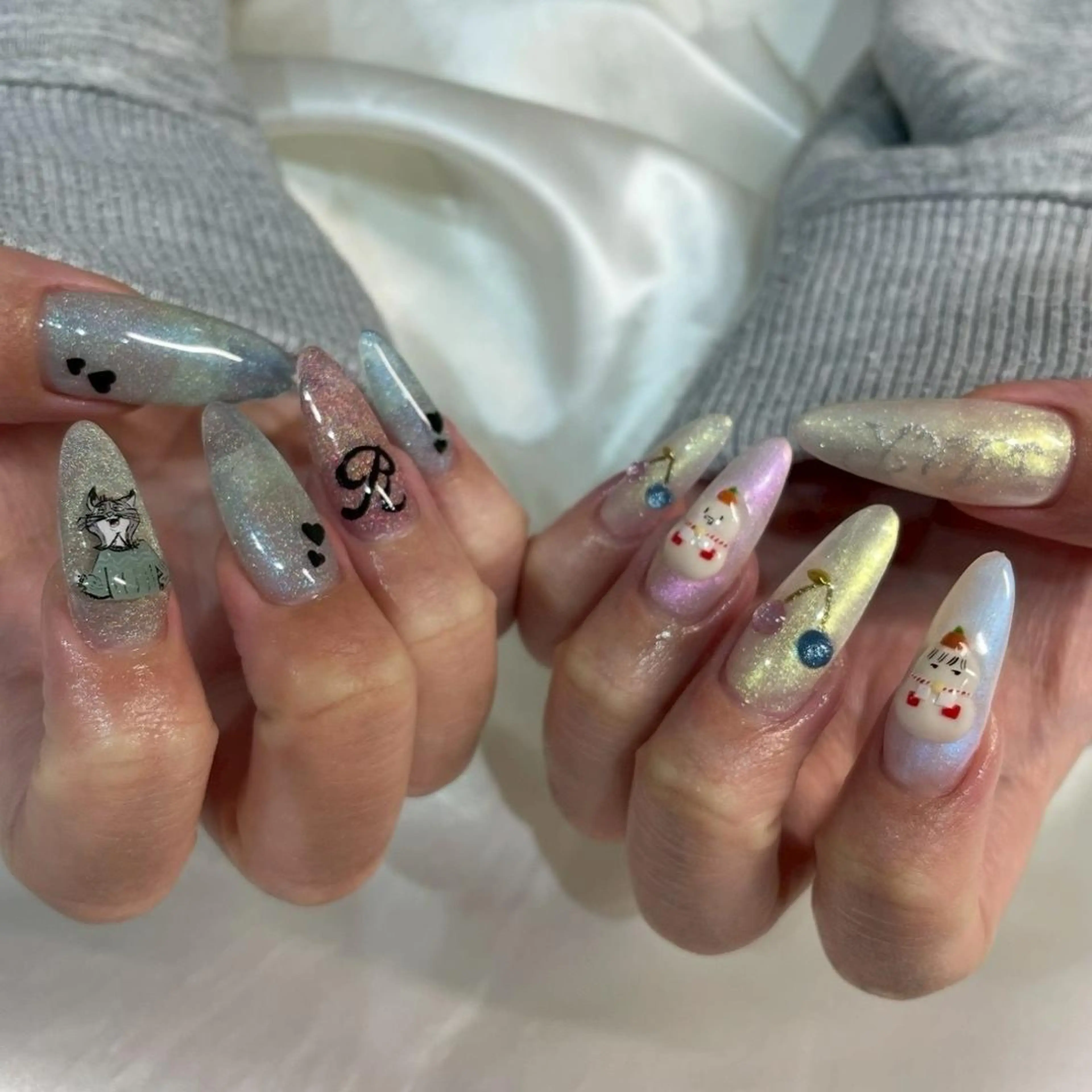 セミロング ハンドネイル Ashliy大宮☆ アシュリーのネイルデザイン