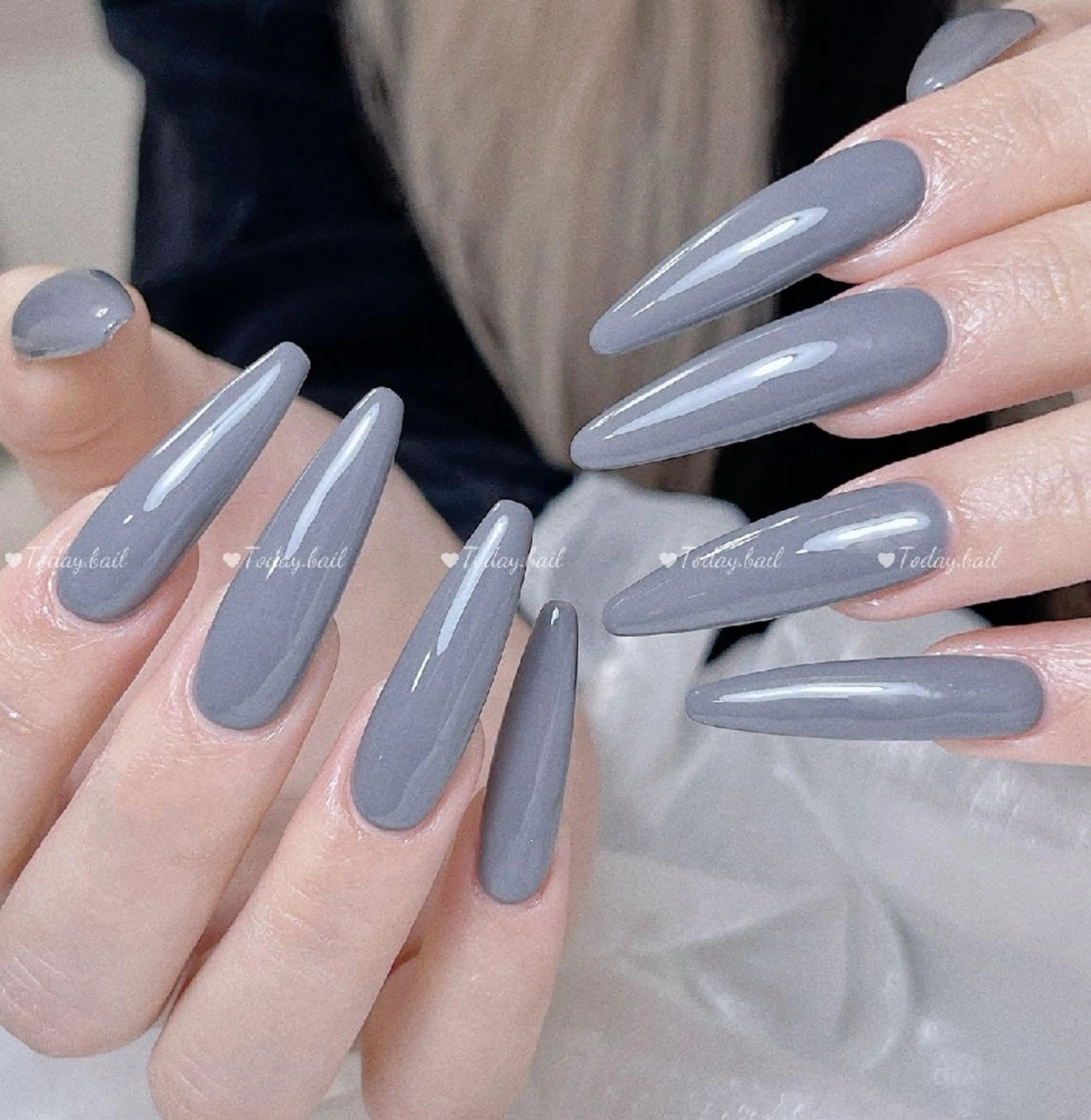 ネイル 長さ出し ハンドネイル Today．Nail所属・Today キン．nailのネイルデザイン