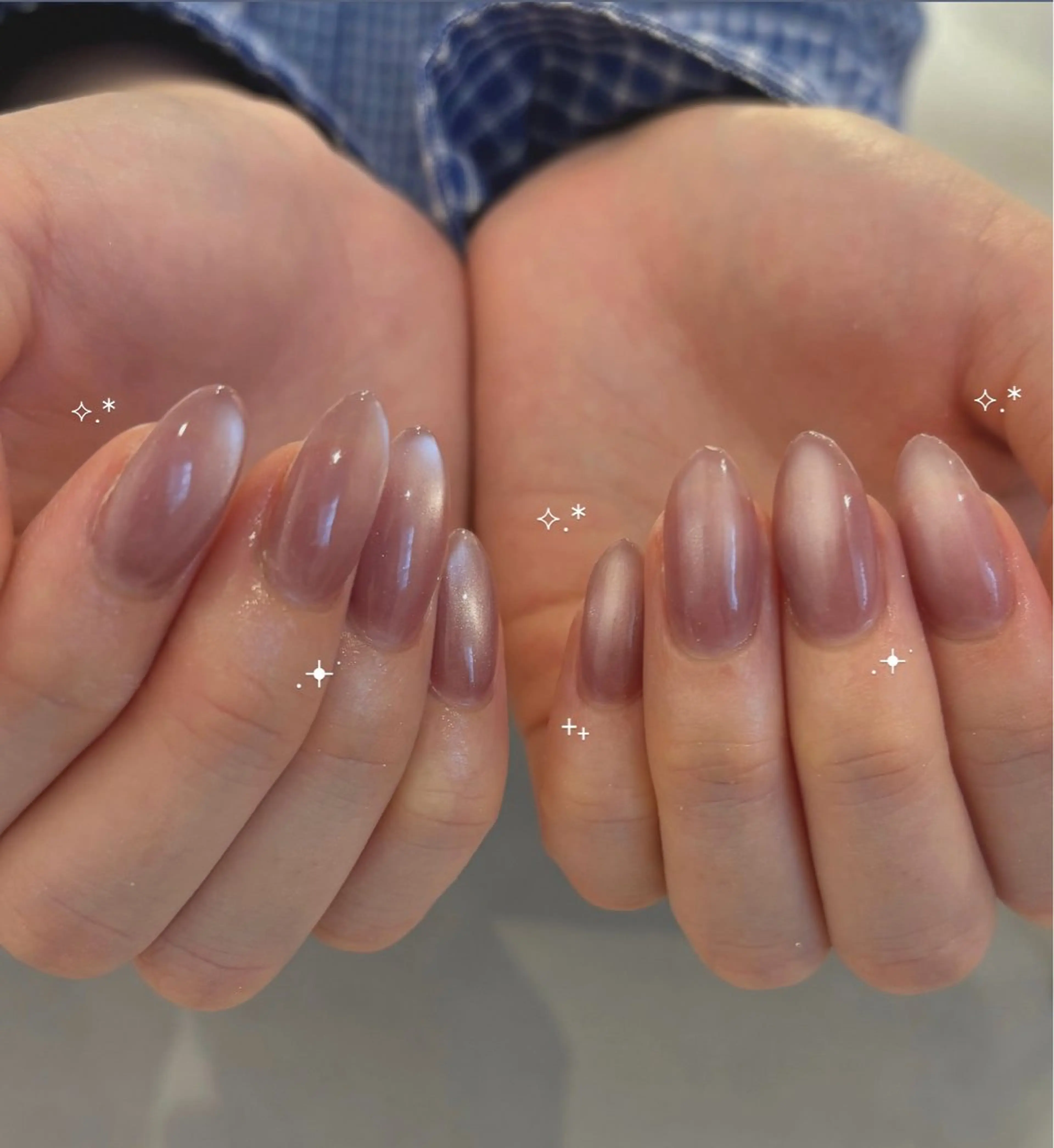 ネイル マグネットネイル ワンカラーネイル ピンク シンプルネイル ハンドネイル enurk店 🍋 丸谷みく♥のその他イメージ