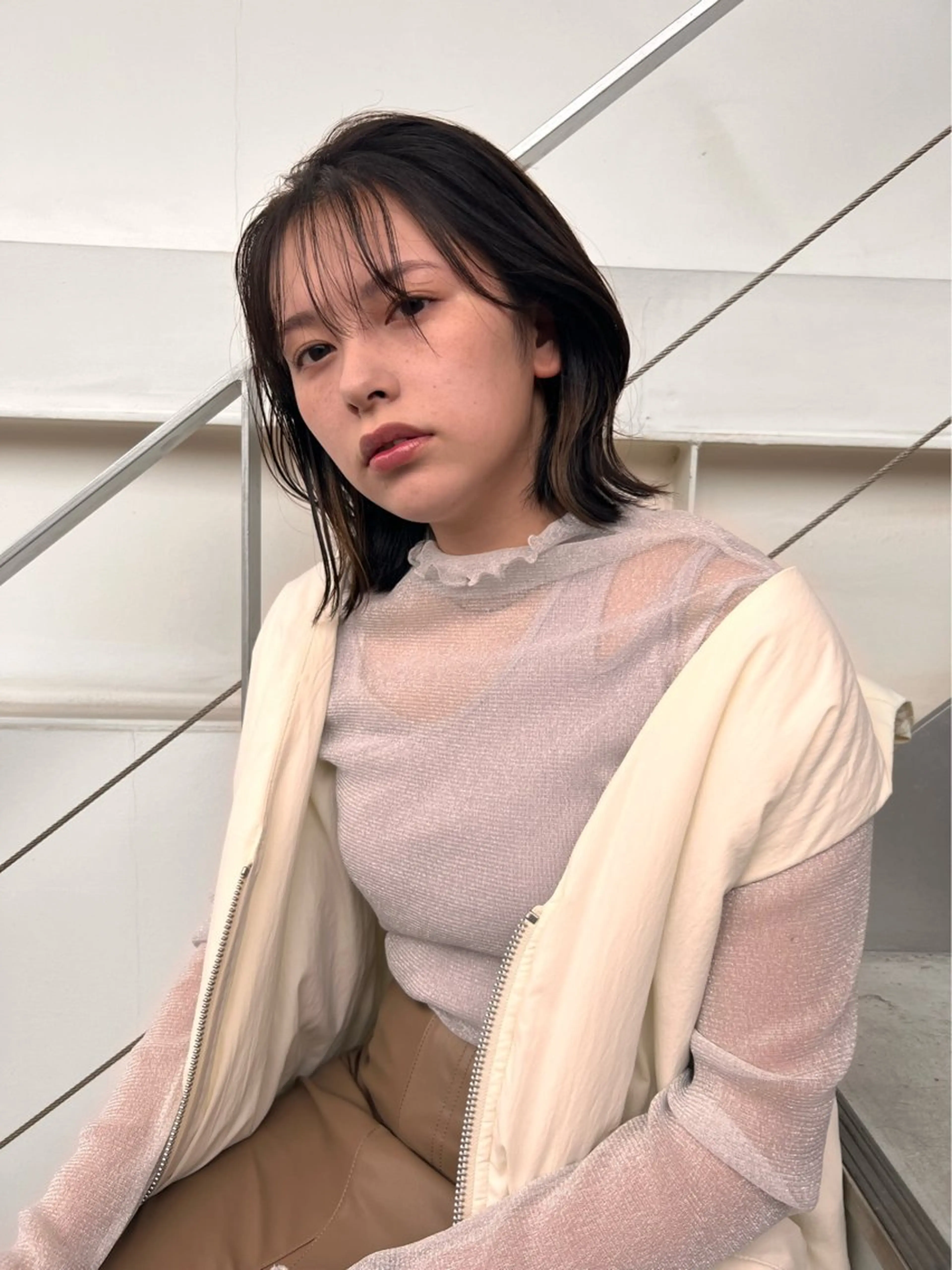 ミディアム カラー ロカリタ　河原町三条所属・🌐👽フクイ キララ🌎💎のヘアスタイル