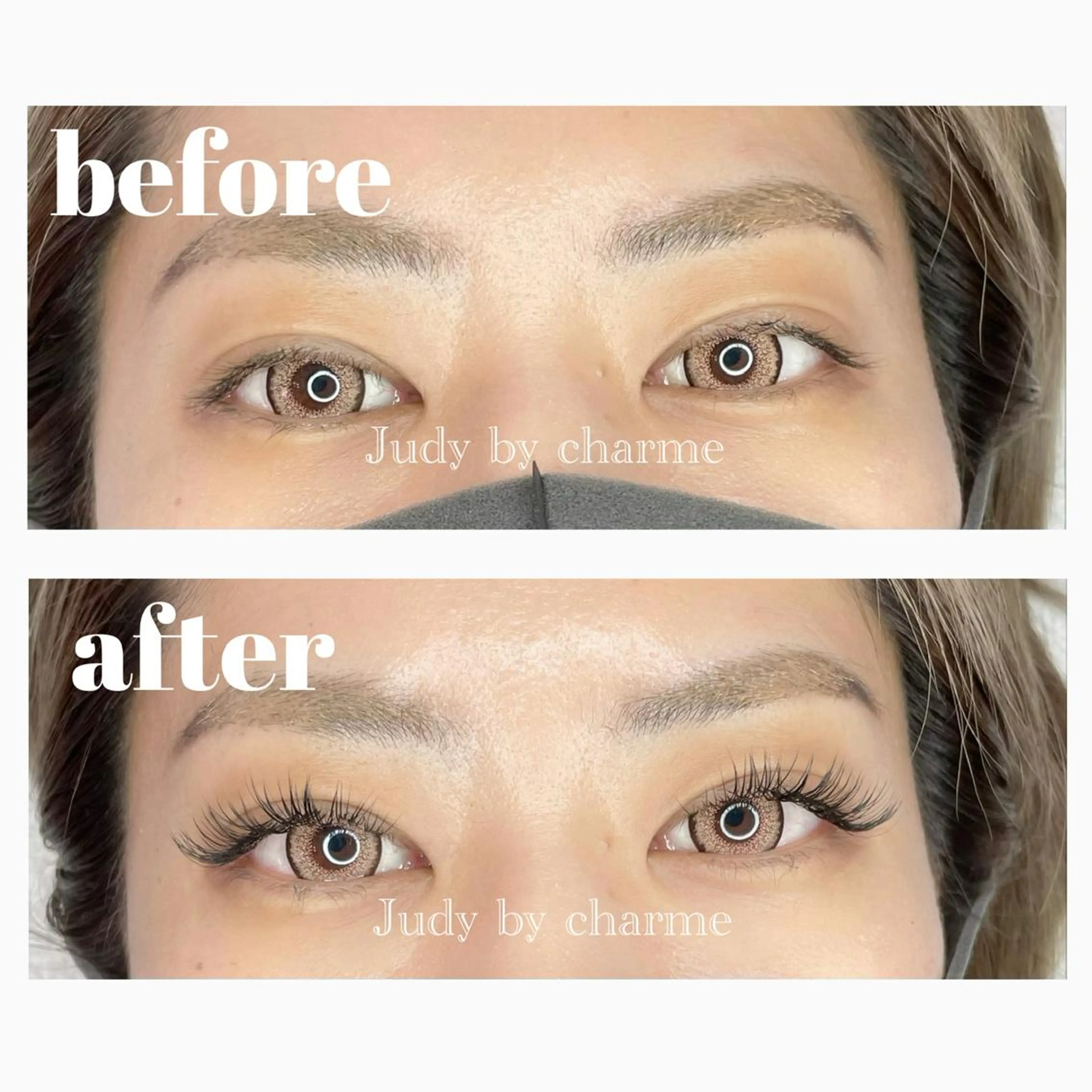 マツエク・マツパ Judy by charmeのマツエク・マツパデザイン