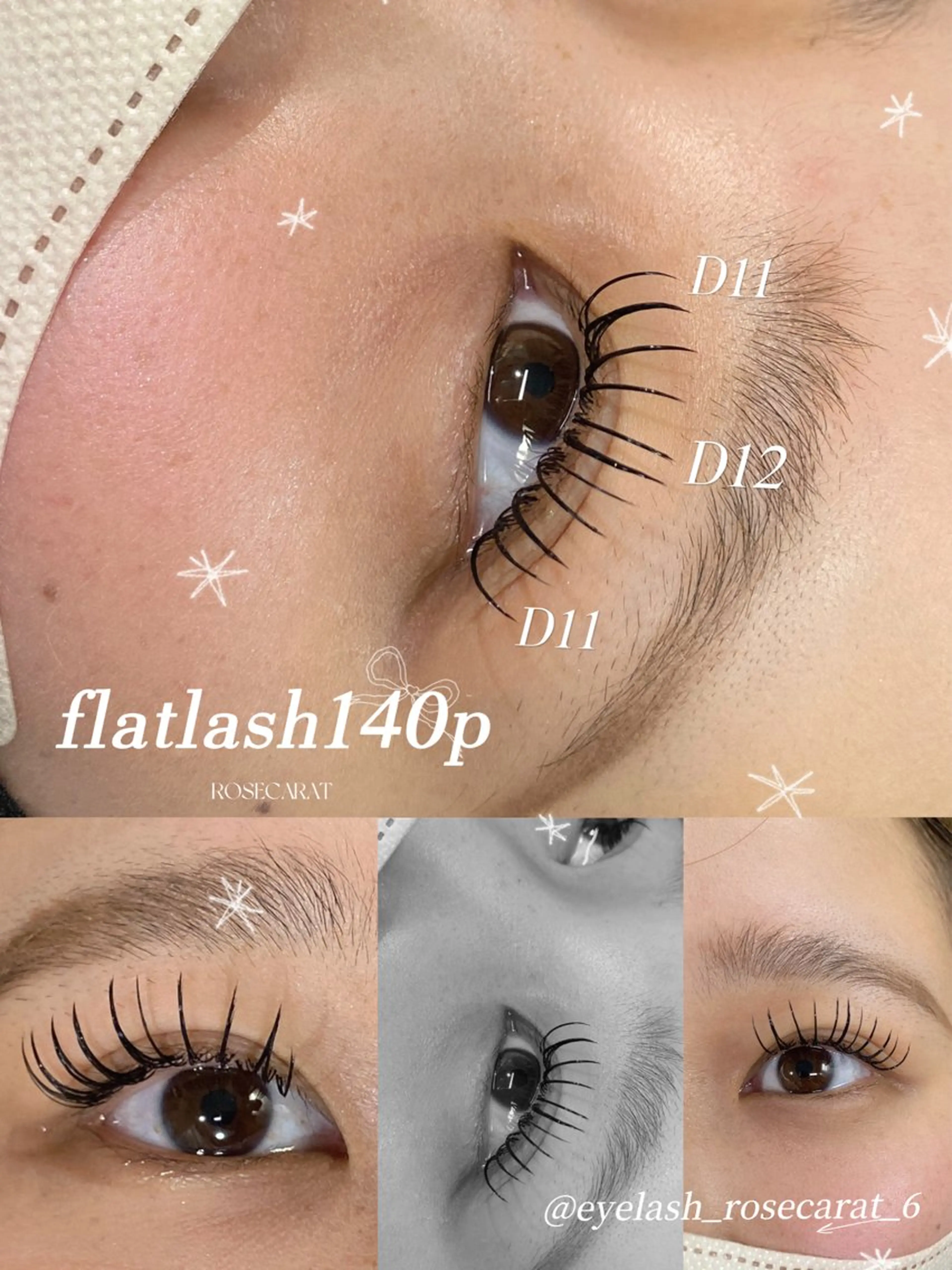 マツエク・マツパ マツエク 🥀𝑹𝑶𝑺𝑬 𝑪𝑨𝑹𝑨𝑻のマツエク・マツパデザイン