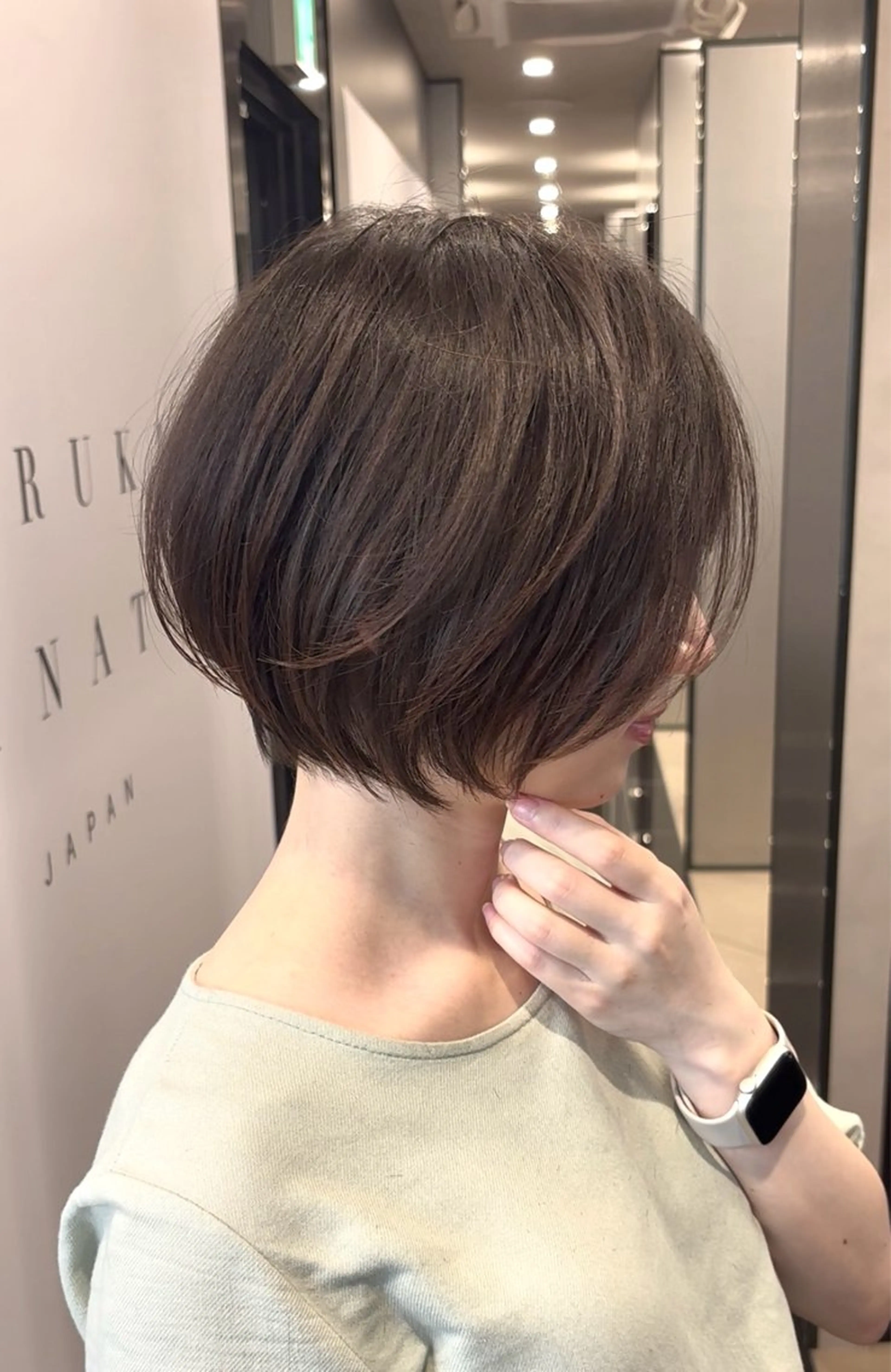 ショート ショートボブ ボブ ショートヘア HARUKI  MINATO Japan広島紙屋町店所属・hmj紙屋町店 脊戸智志のエステ・リラクイメージ