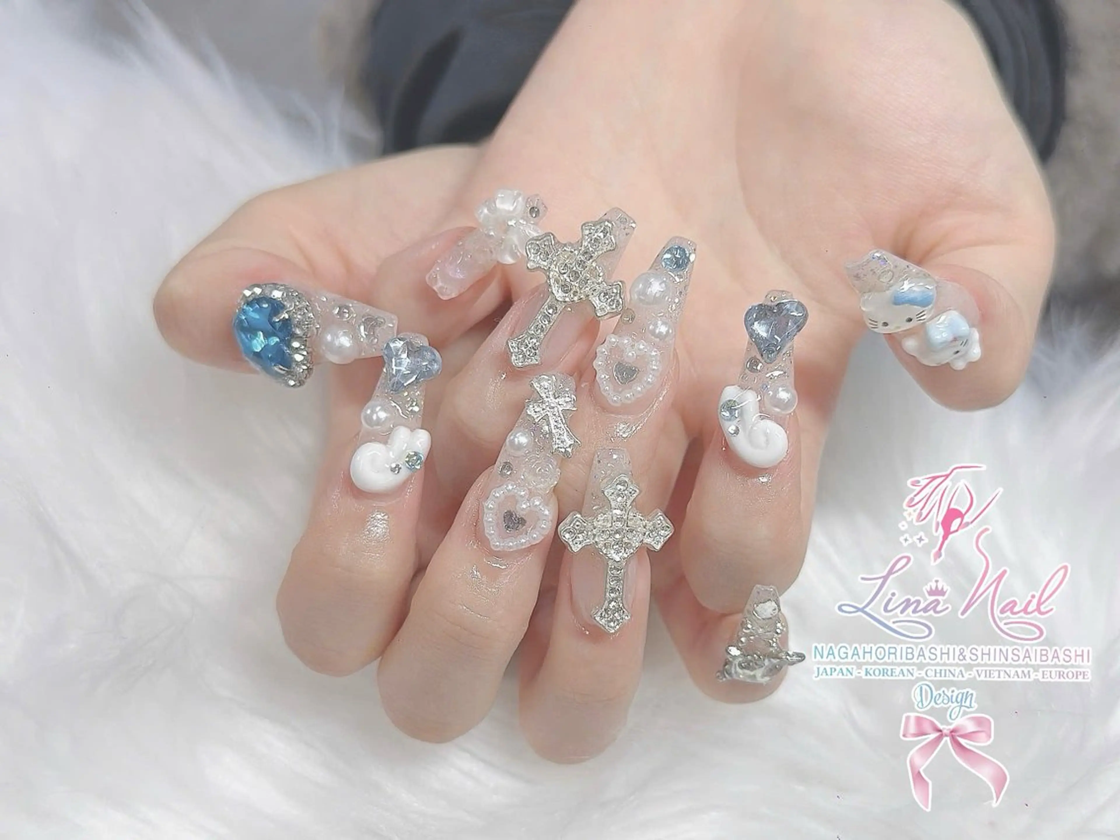 ネイル フットネイル ジェルネイル 持ち込み ネイルチップ ハンドネイル リナネイル 長堀橋店／東心斎橋店のネイルデザイン