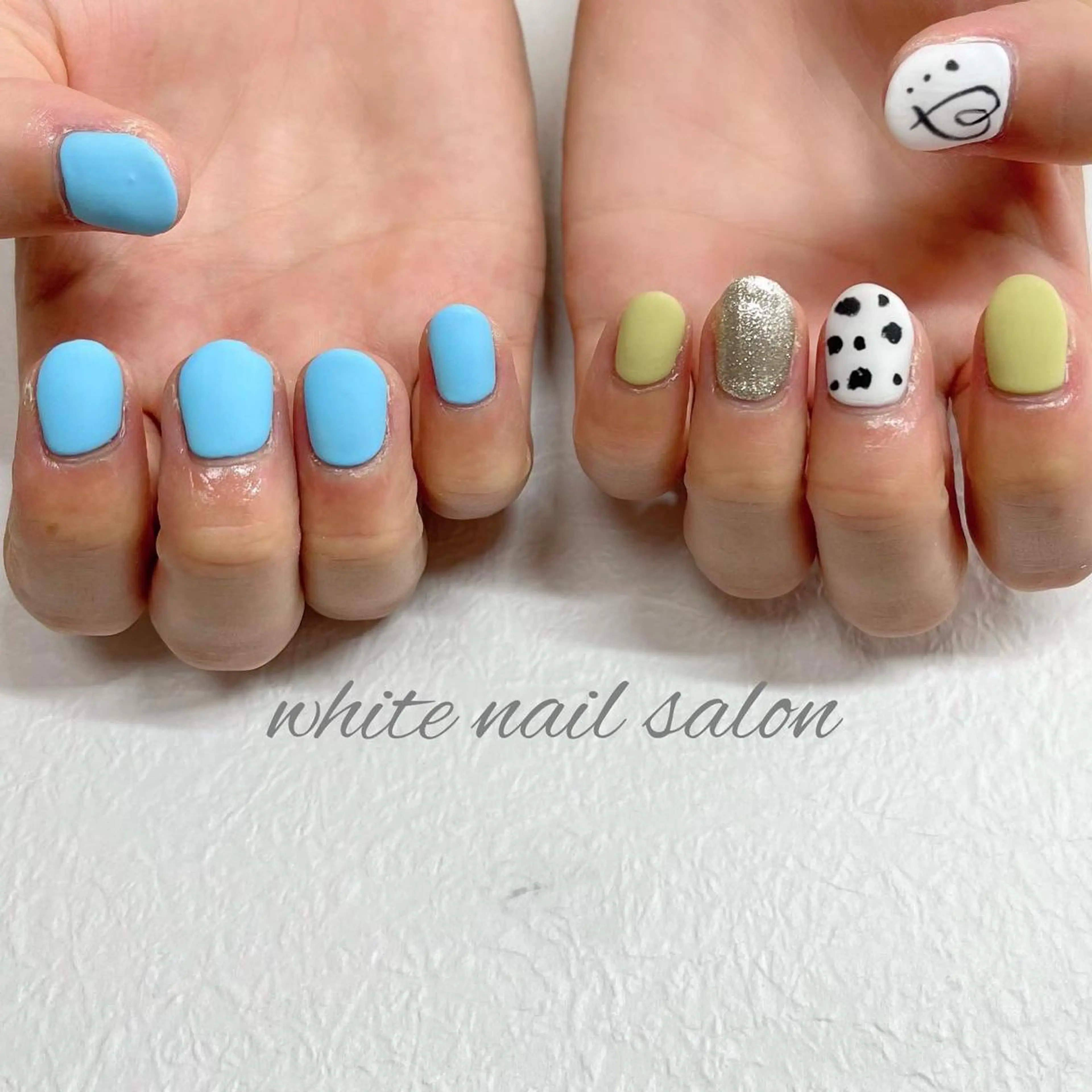 ネイル フットネイル ジェルネイル ハードジェル ラメ(グリッター) 持ち込み ハンドネイル white nail salonのネイルデザイン