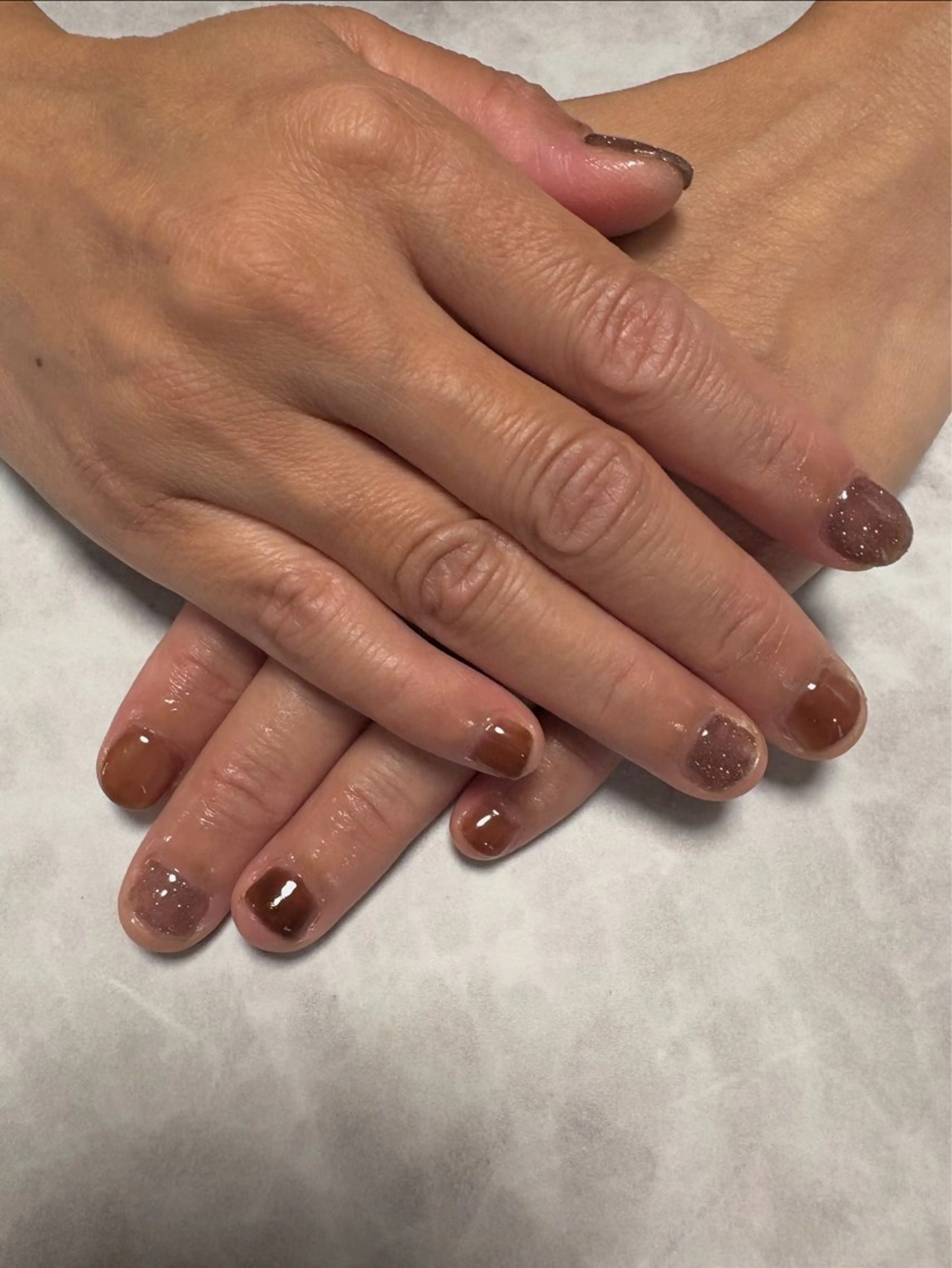 ネイル マグネットネイル ワンカラーネイル ハンドネイル N.nail所属・natsuki natsuのネイルデザイン
