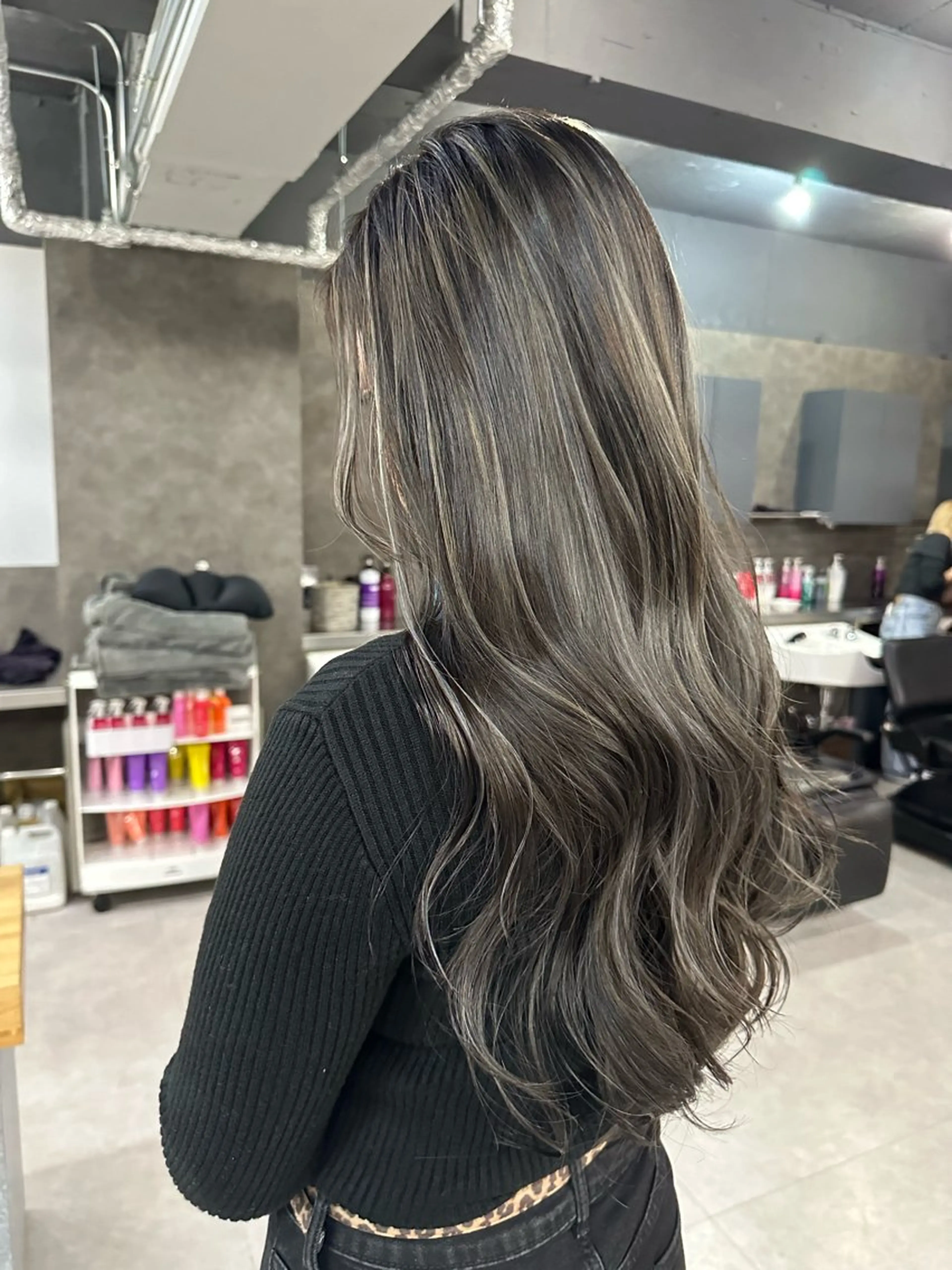 ロング カット ヘアカラー トリートメント Reb_keiji 👑小倉圭司のヘアスタイル