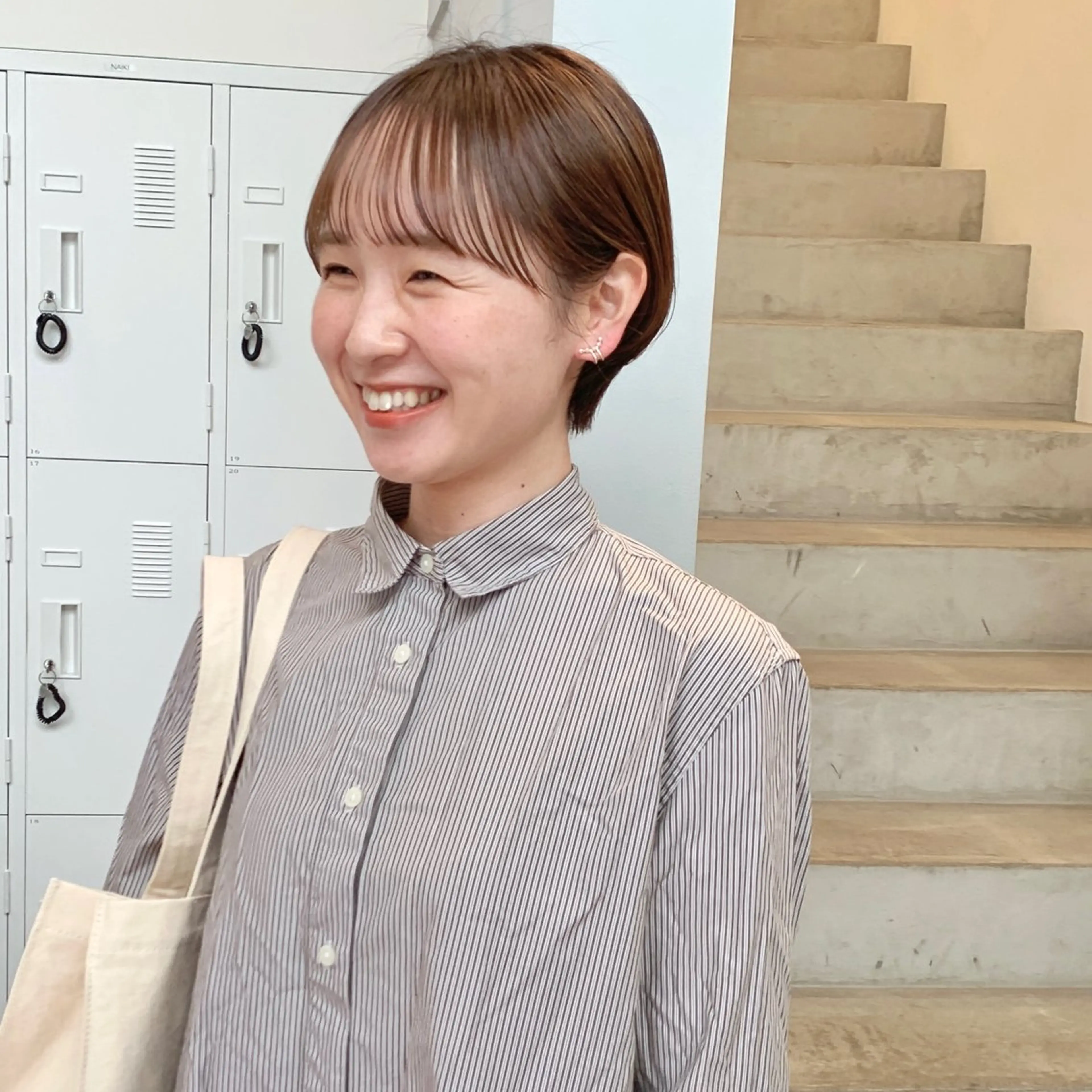 ショート aoi /パーマ /まるみショートのヘアスタイル