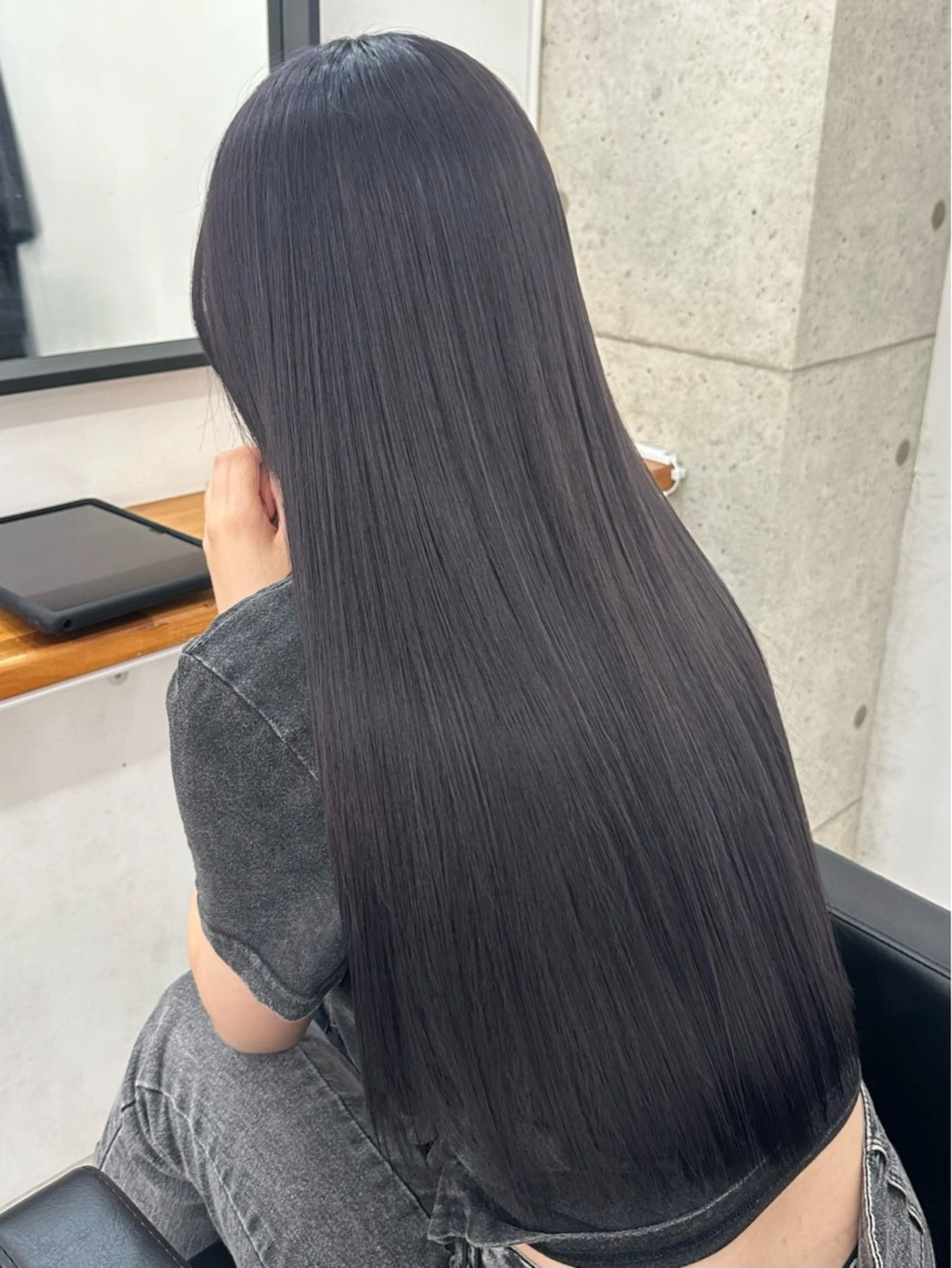 ロング カラー ブリーチ ディープラベンダー ラベンダーカラー ヘアカラー GiseL宗像所属・GiseL宗像 HiROEのヘアスタイル