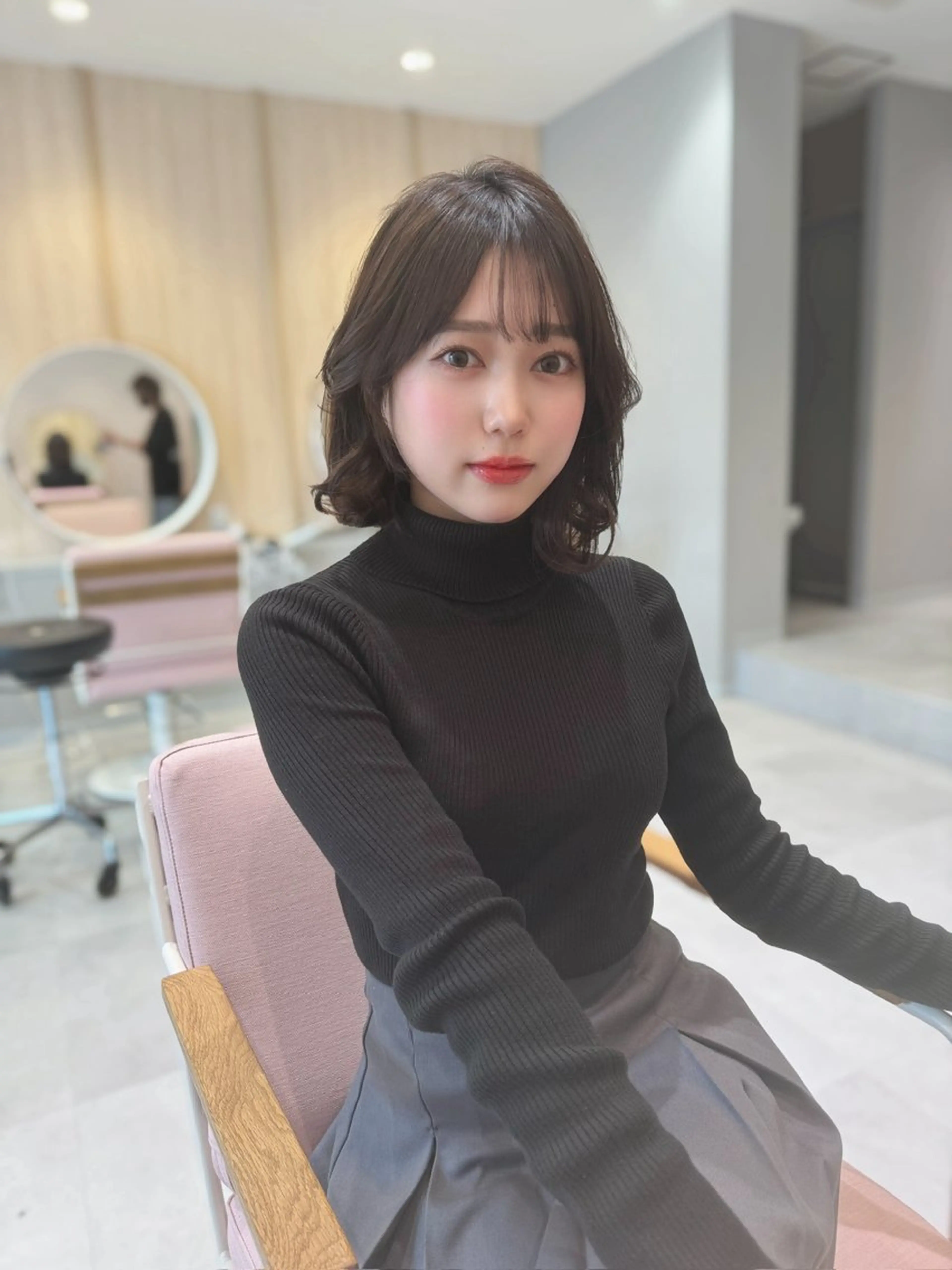 ミディアム カット トリートメント ヘアセット ✂️似合わせの魔術師 石田一樹✂️のヘアスタイル