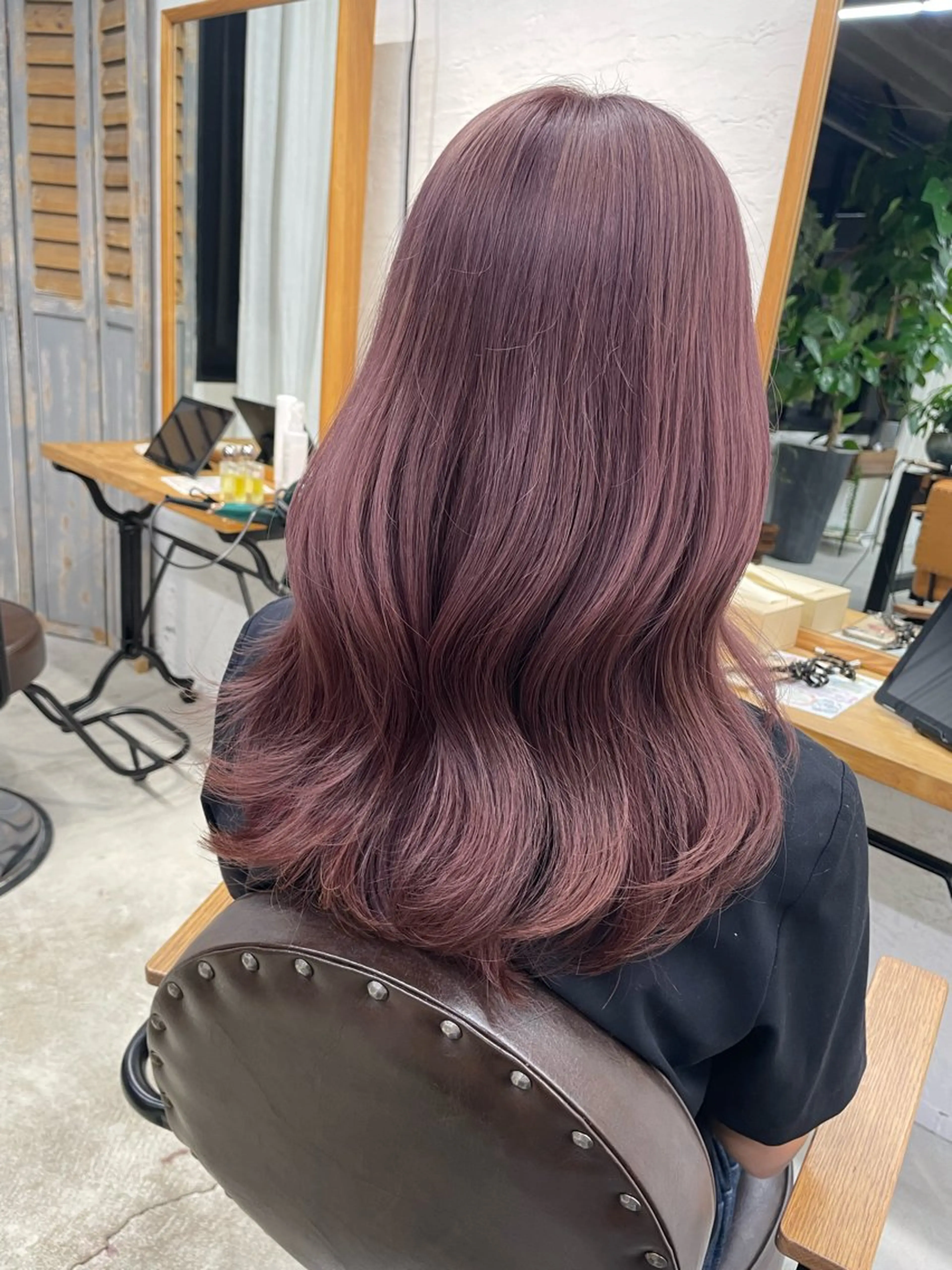 ミディアム カラー unico.所属・韓国ヘア/暖色カラー 新美多英のヘアスタイル