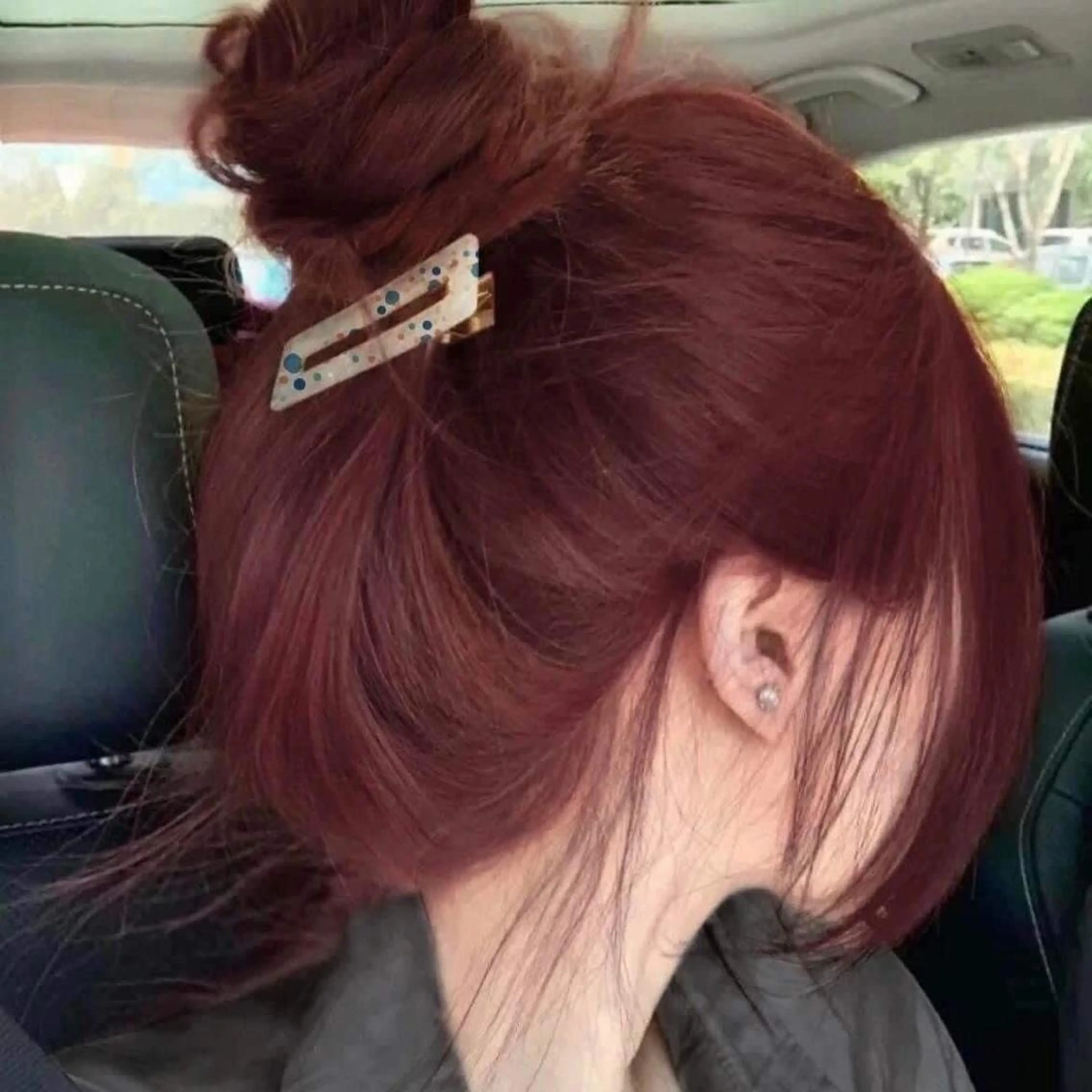 カラー 【直前割】透ける艶髪 ♡ストレートのヘアスタイル