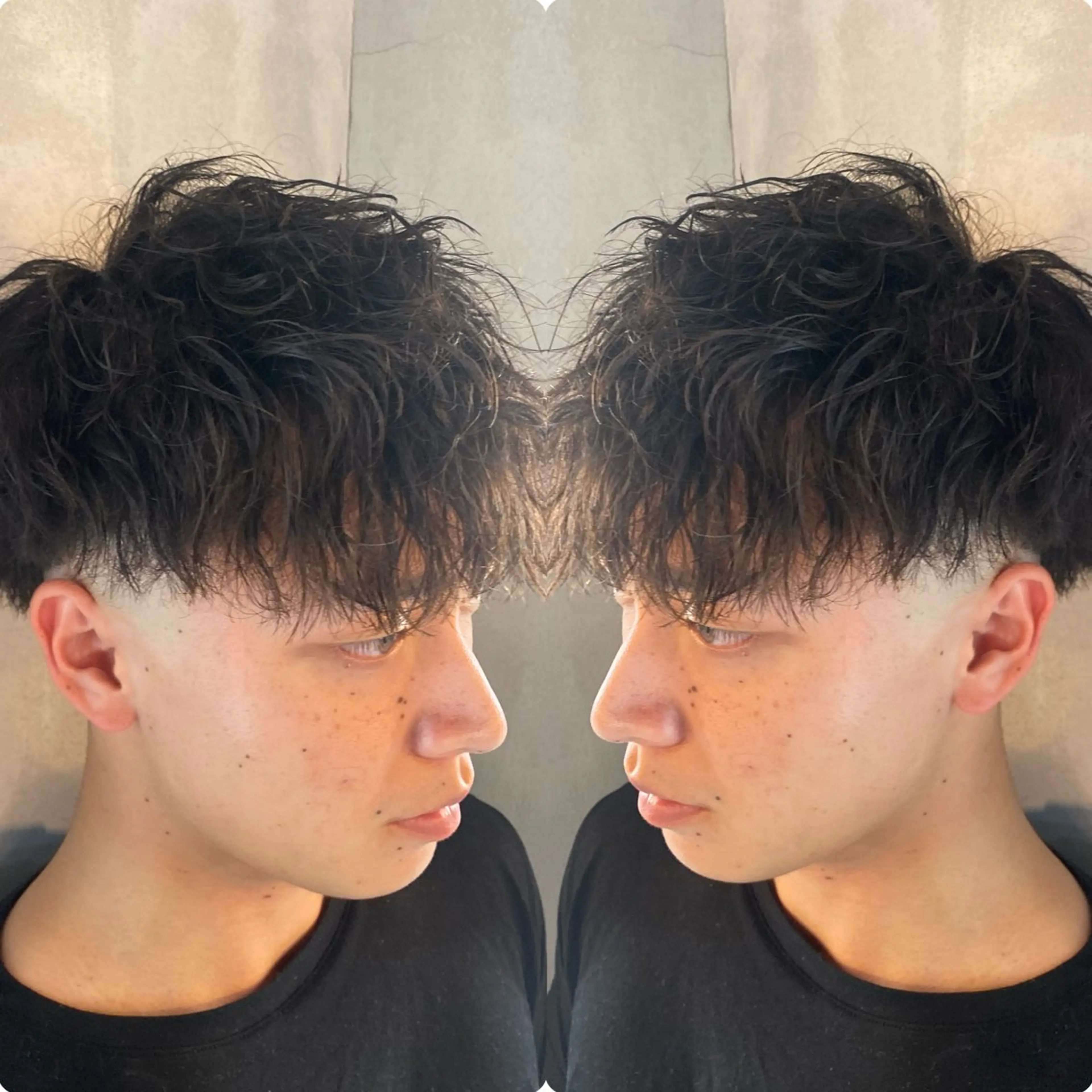 ショート 👑曲がる縮毛矯正 /パーマ👑ショウのヘアスタイル