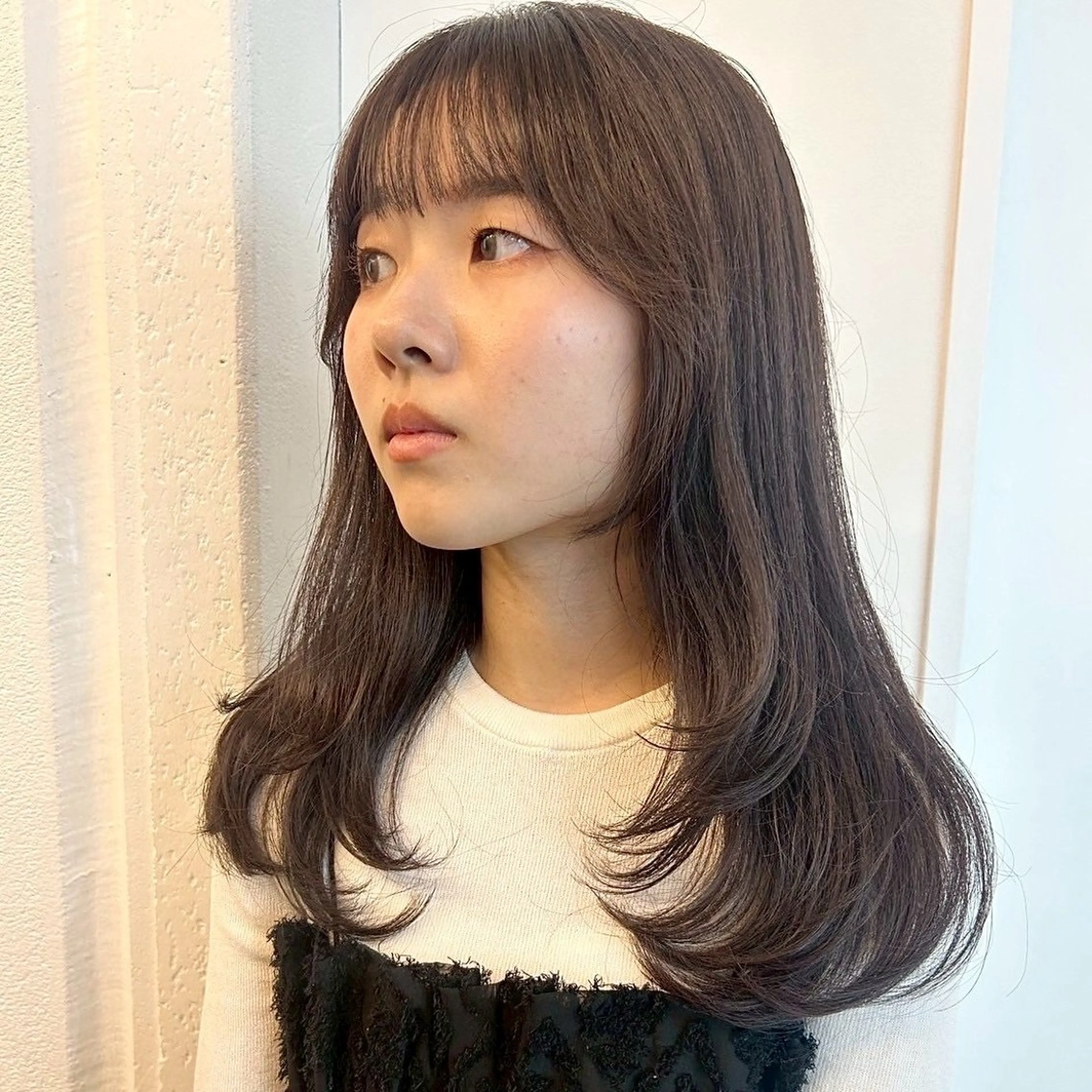 ロング 北島 遥香🫧インナ ー /ベージュカラーのヘアスタイル