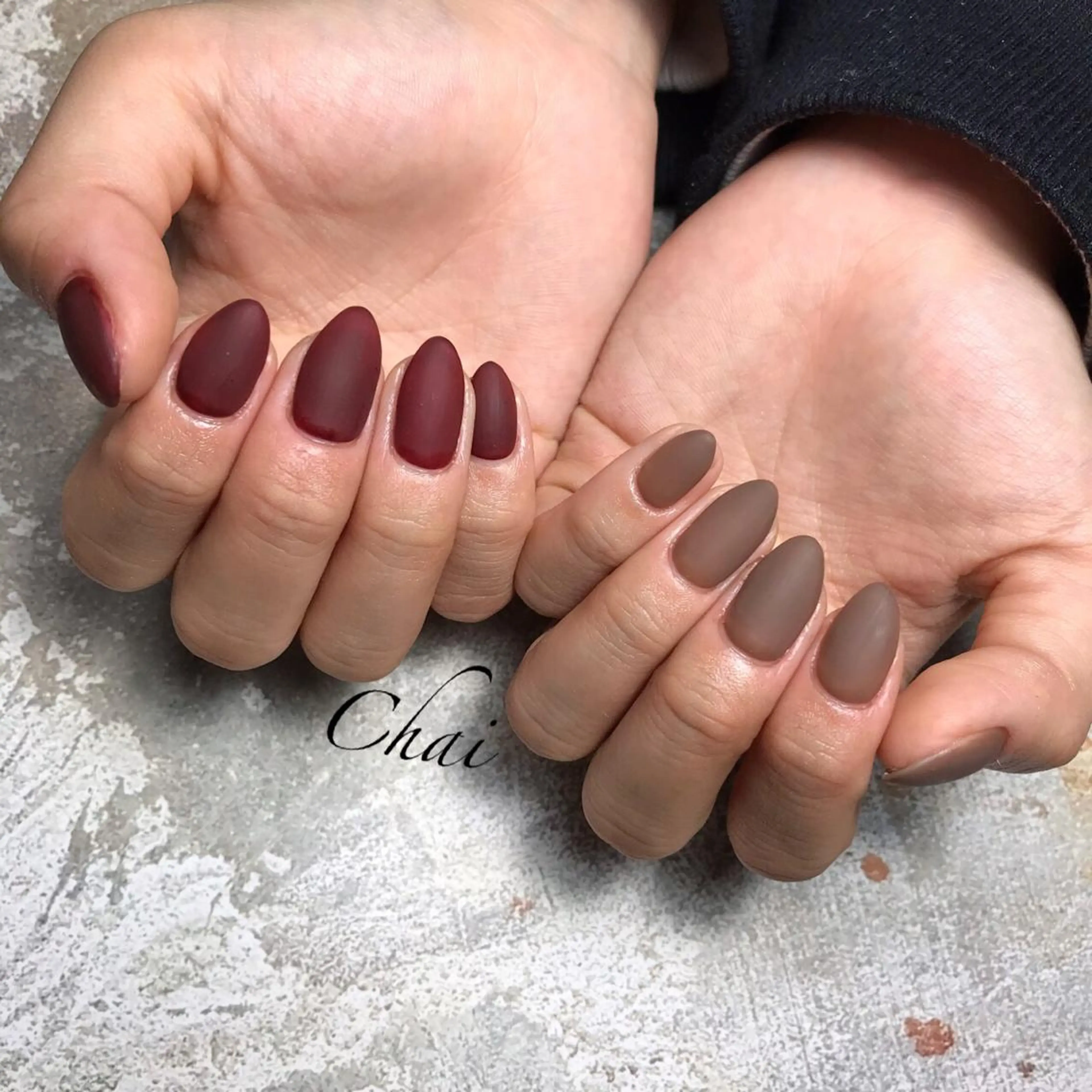 ネイル マットネイル ハンドネイル 💅 Ai.のネイルデザイン