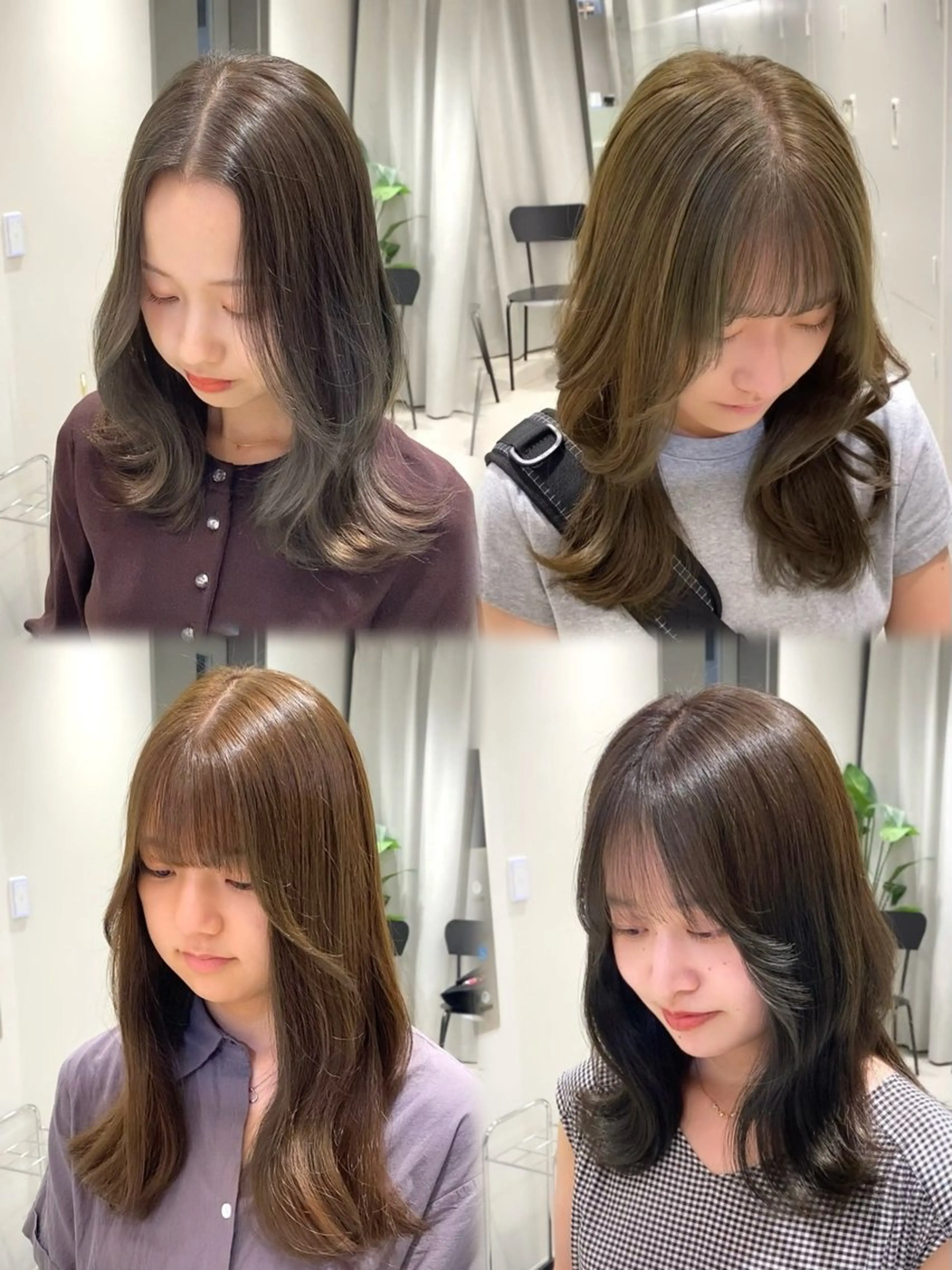 ロング 縮毛矯正 ヘアカラー トリートメント オリーブ🌿ブリーチ なし◎Azusaのヘアスタイル