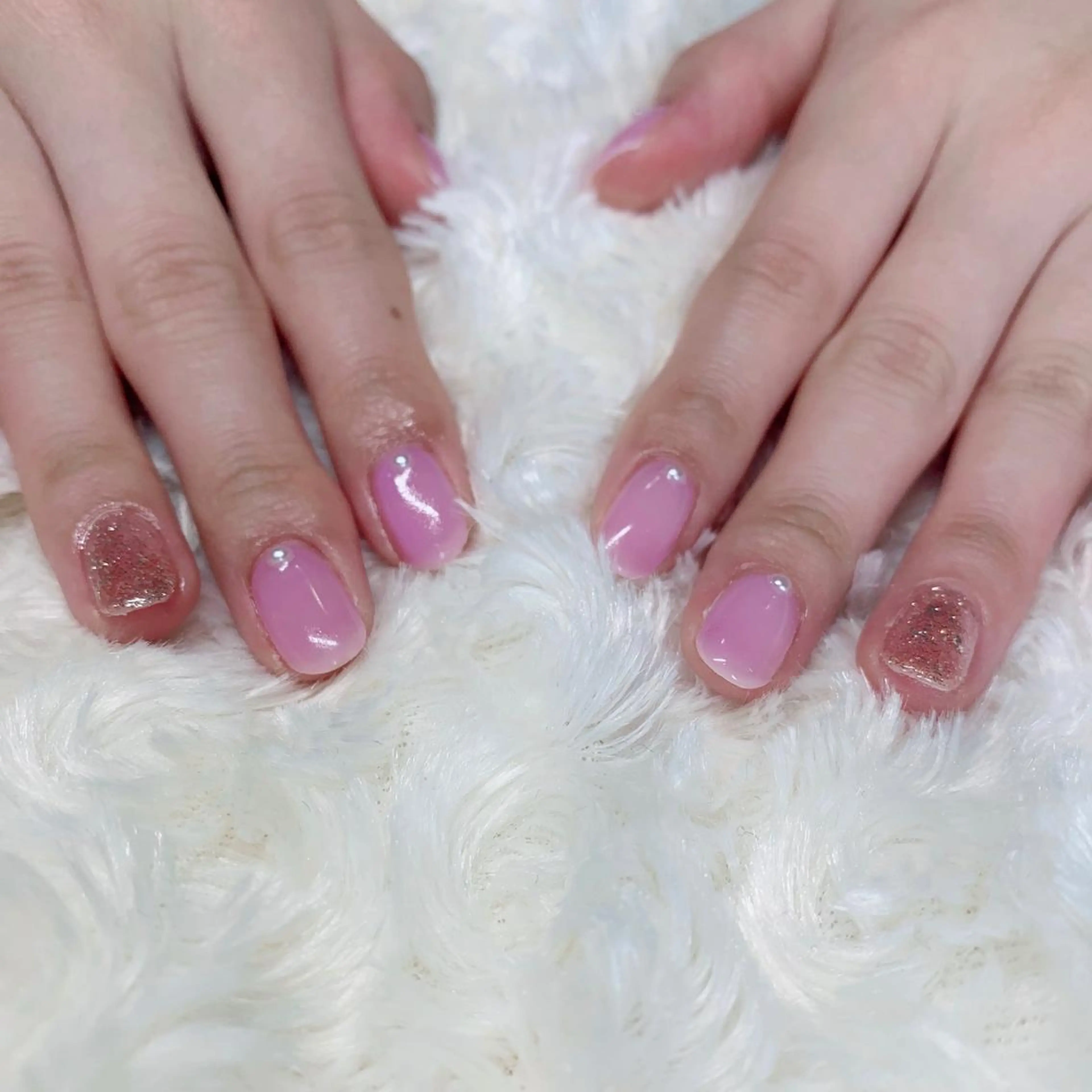 カラー ネイル ハンドネイル Cozy_ ilumのネイルデザイン