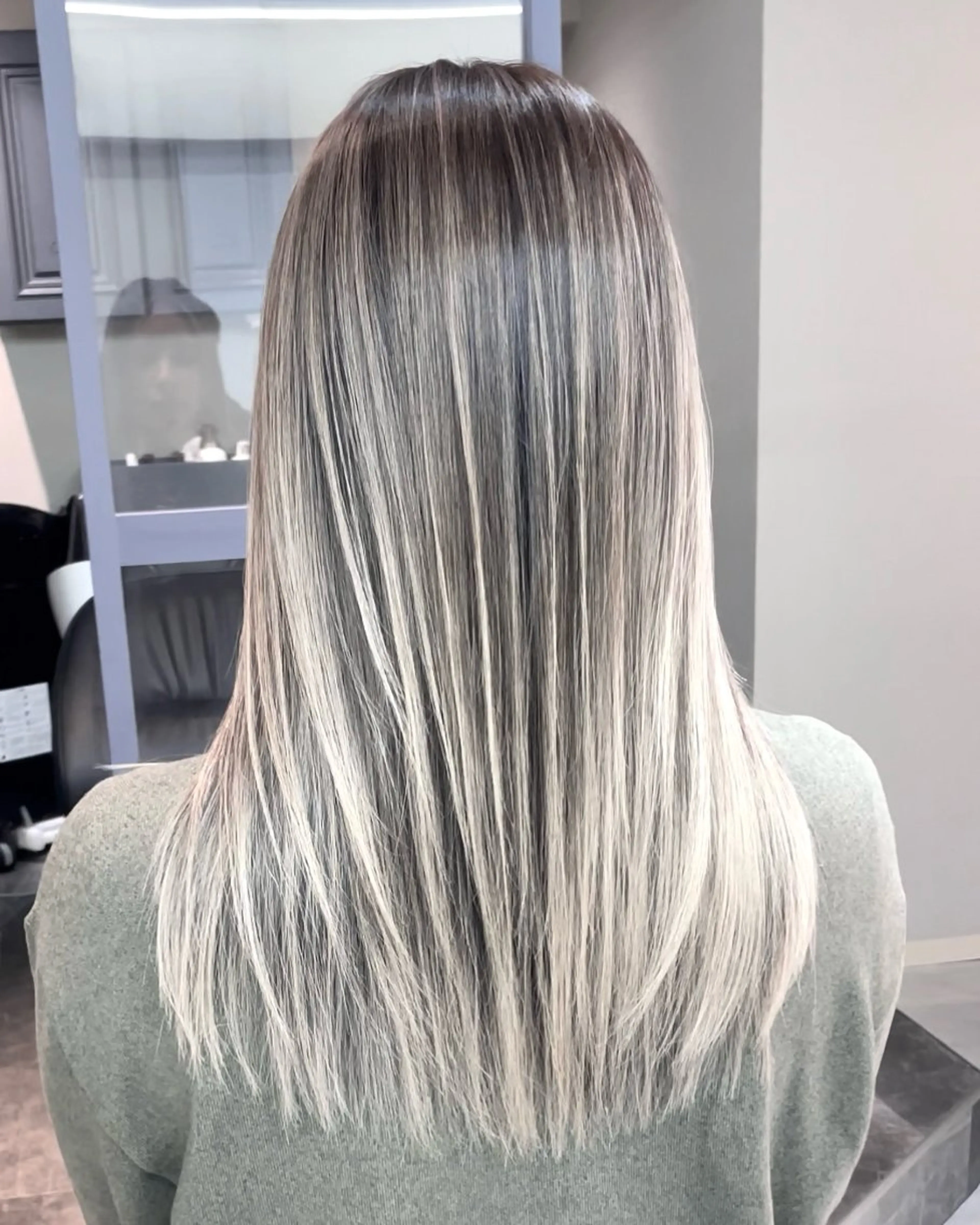 🌺バレイヤージュ＋特許取得ケラチントリートメント ケアブリーチ使用🌺の写真