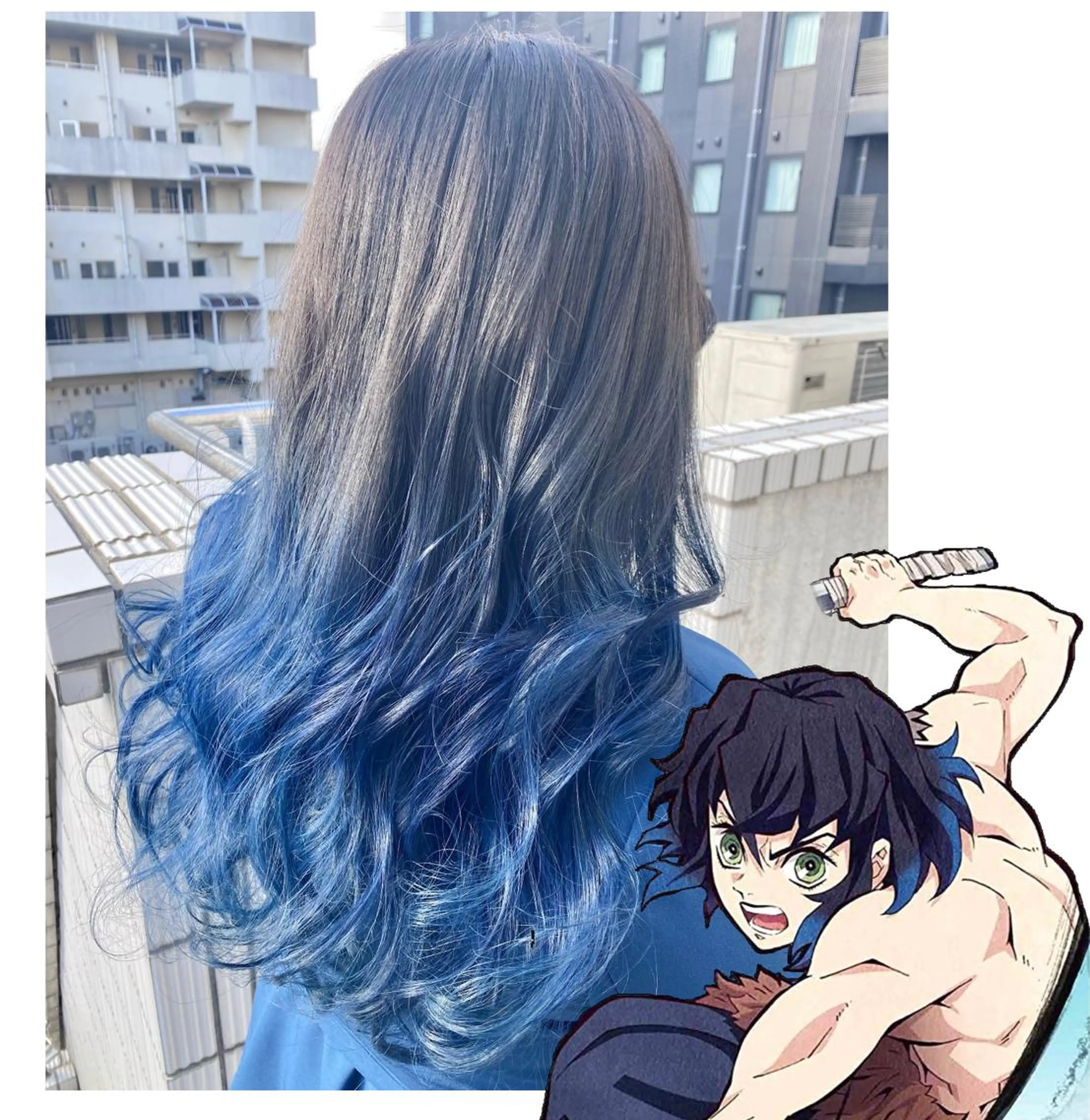 ロング カラー ヘアカラー GARU-ガル-所属・TSUNO🦖 派手髪/オタク美容師のヘアスタイル