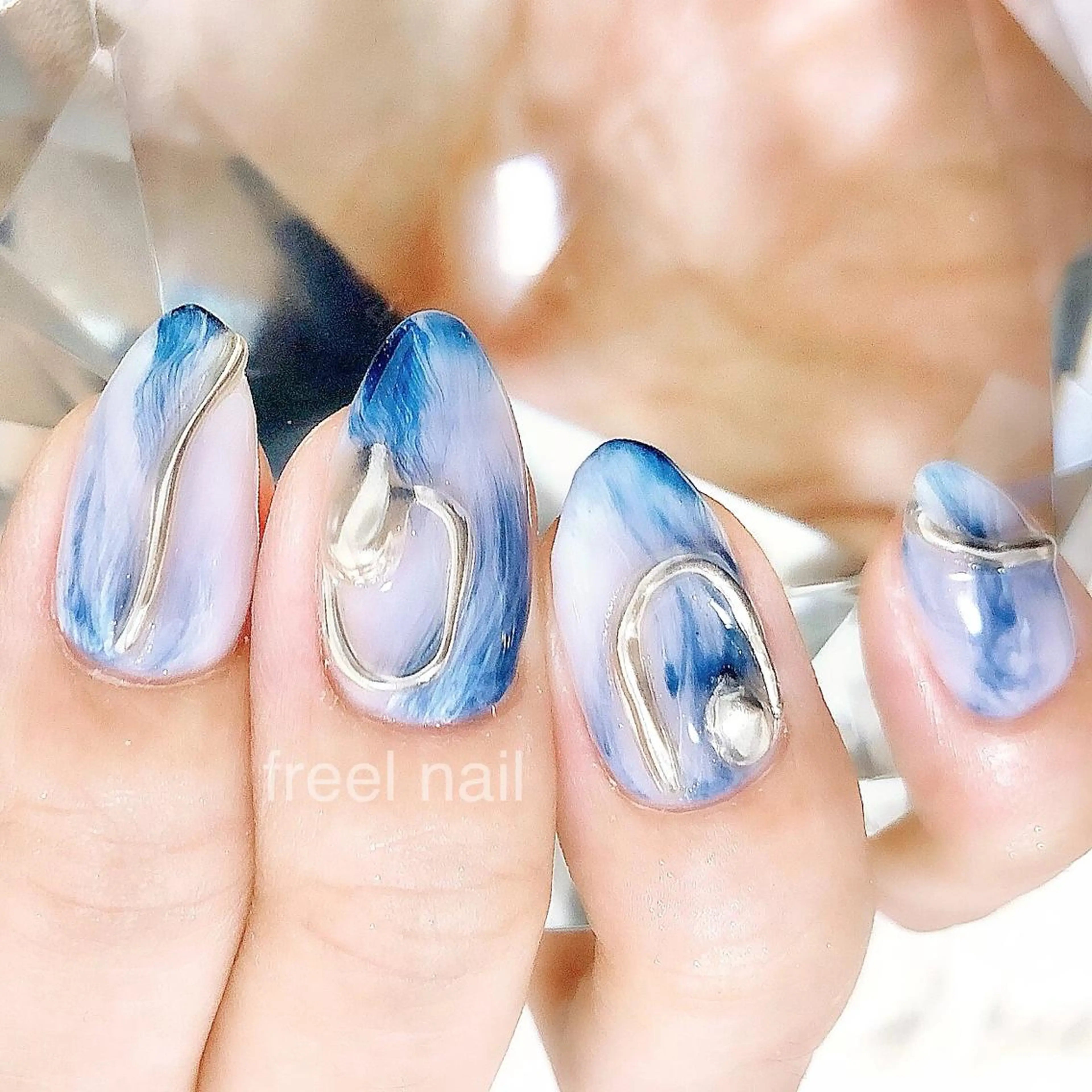 ネイル アートネイル 持ち込み ハンドネイル freel Beautyのネイルデザイン