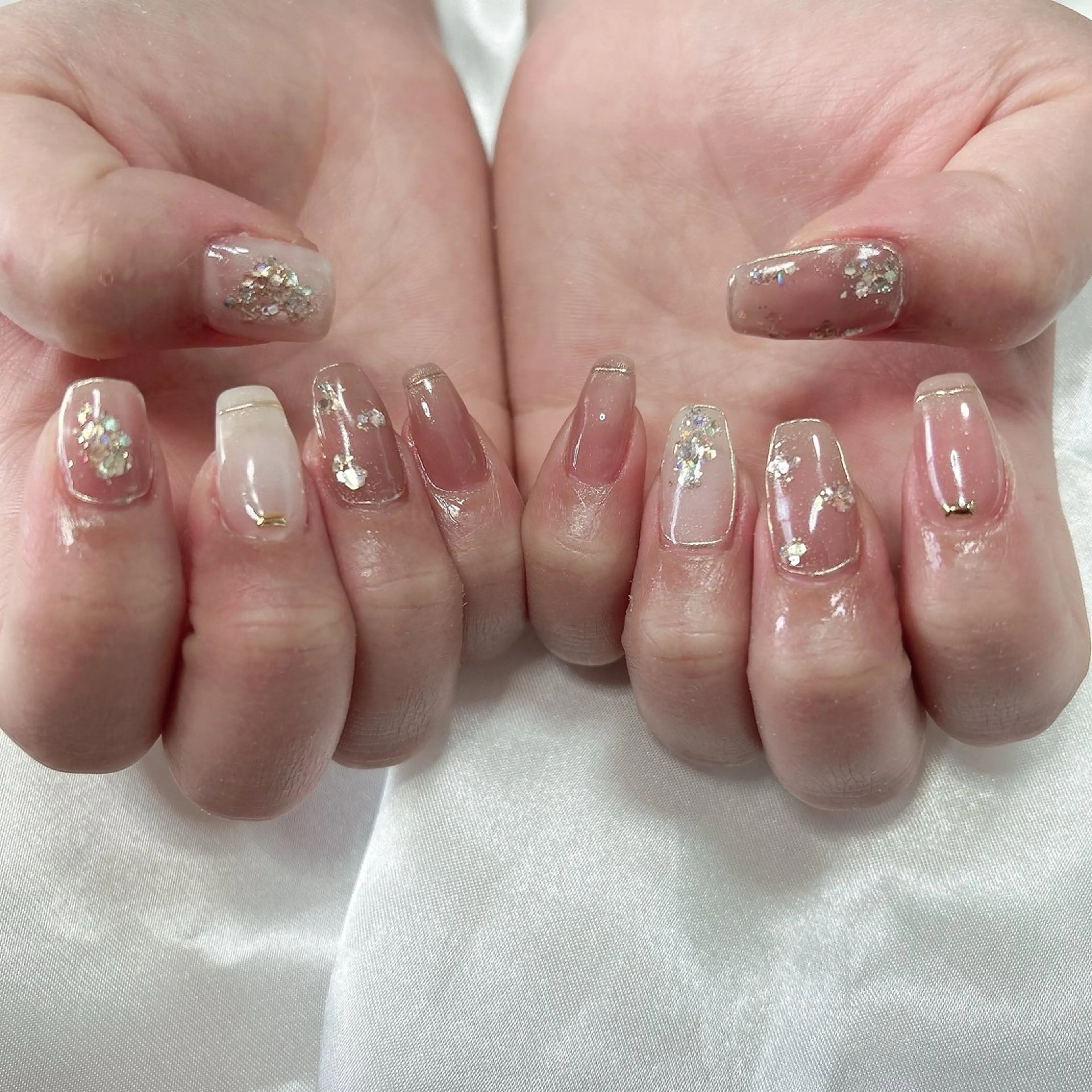 ネイル ニュアンスネイル ハンドネイル フットネイル Adite nailのネイルデザイン