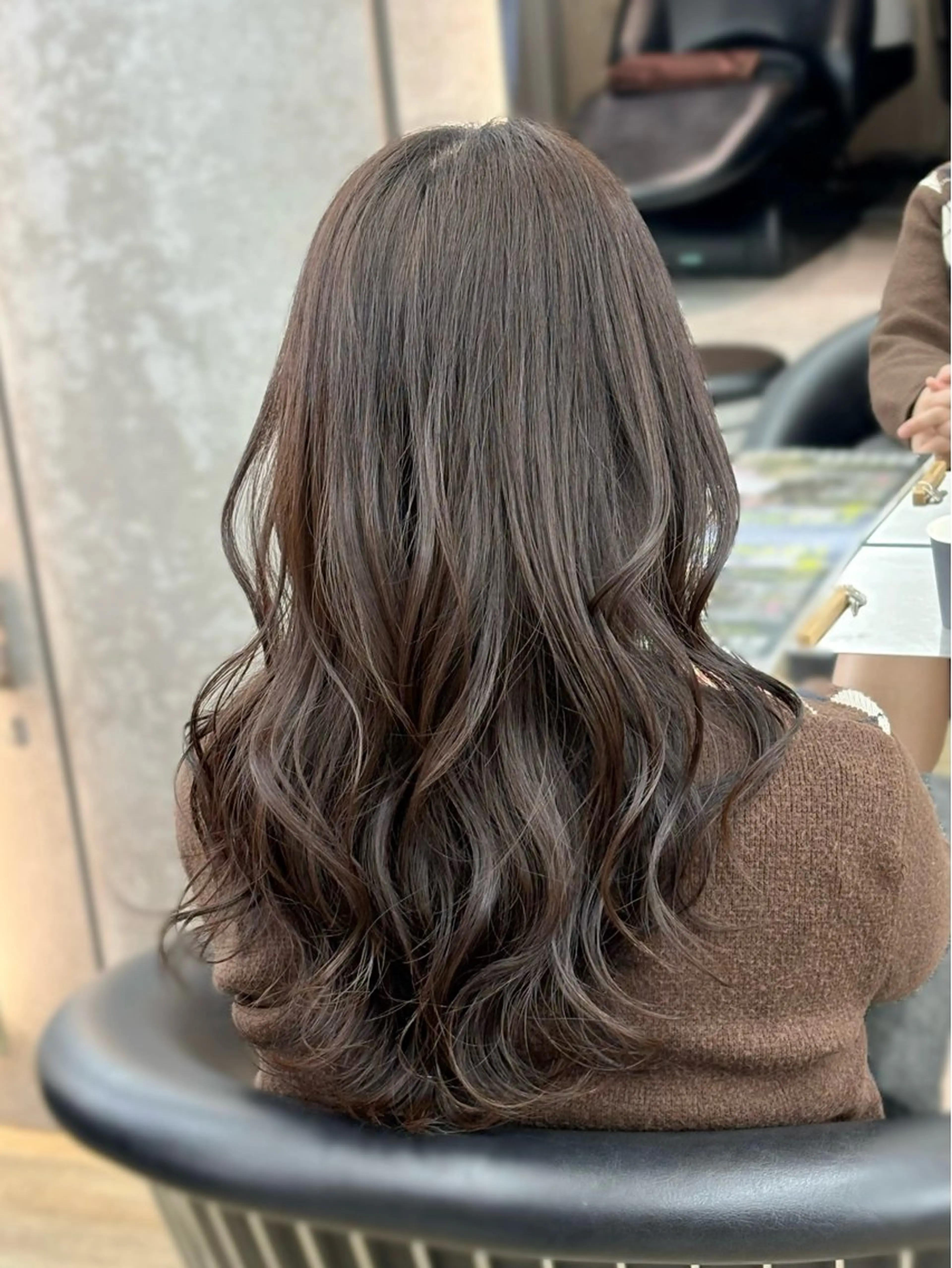 セミロング カット ヘアカラー トリートメント 縮毛矯正/韓国ヘア /ブリーチ/柴山のヘアスタイル