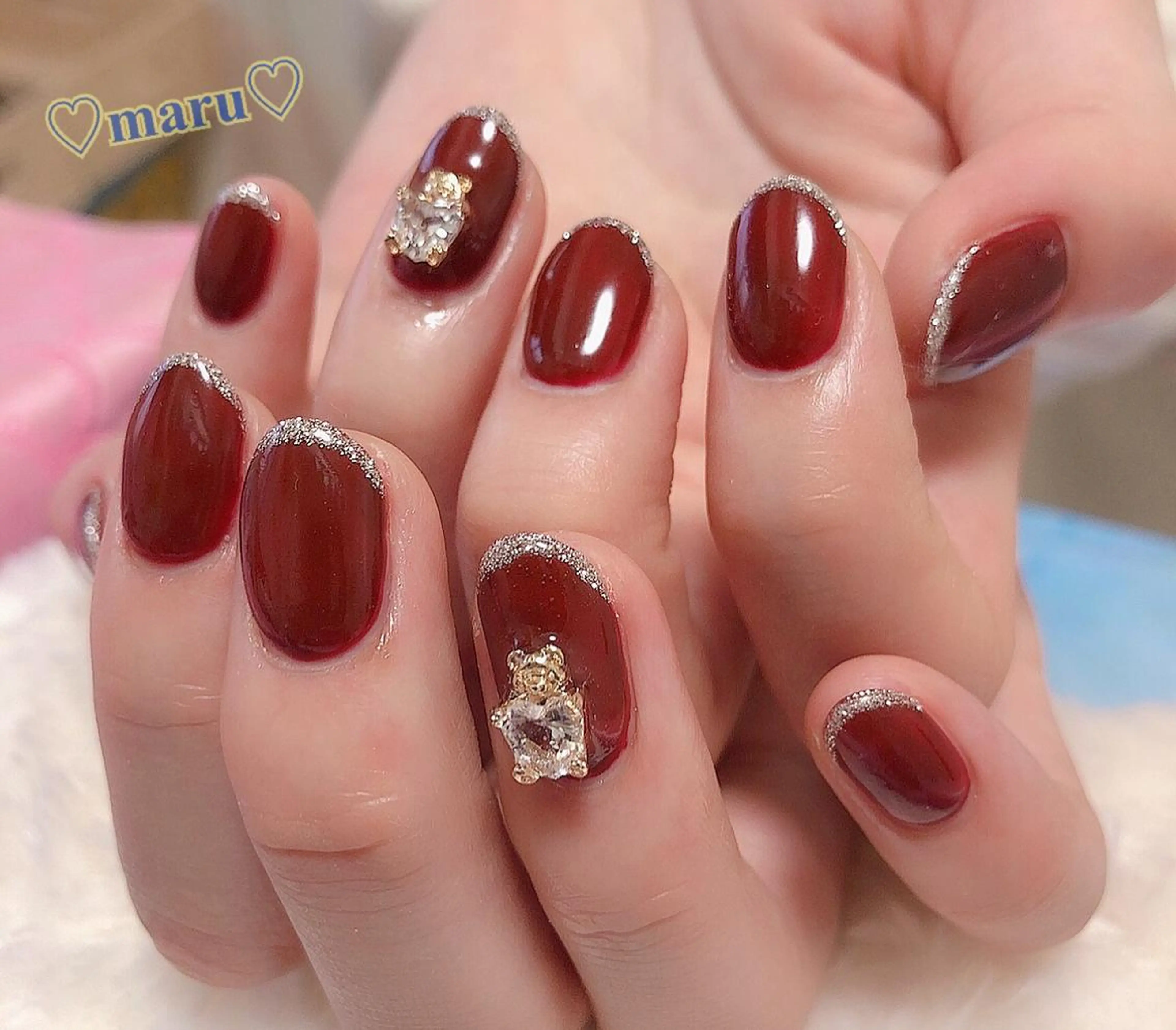 ネイル ハンドネイル フットネイル まるみ ♡のネイルデザイン