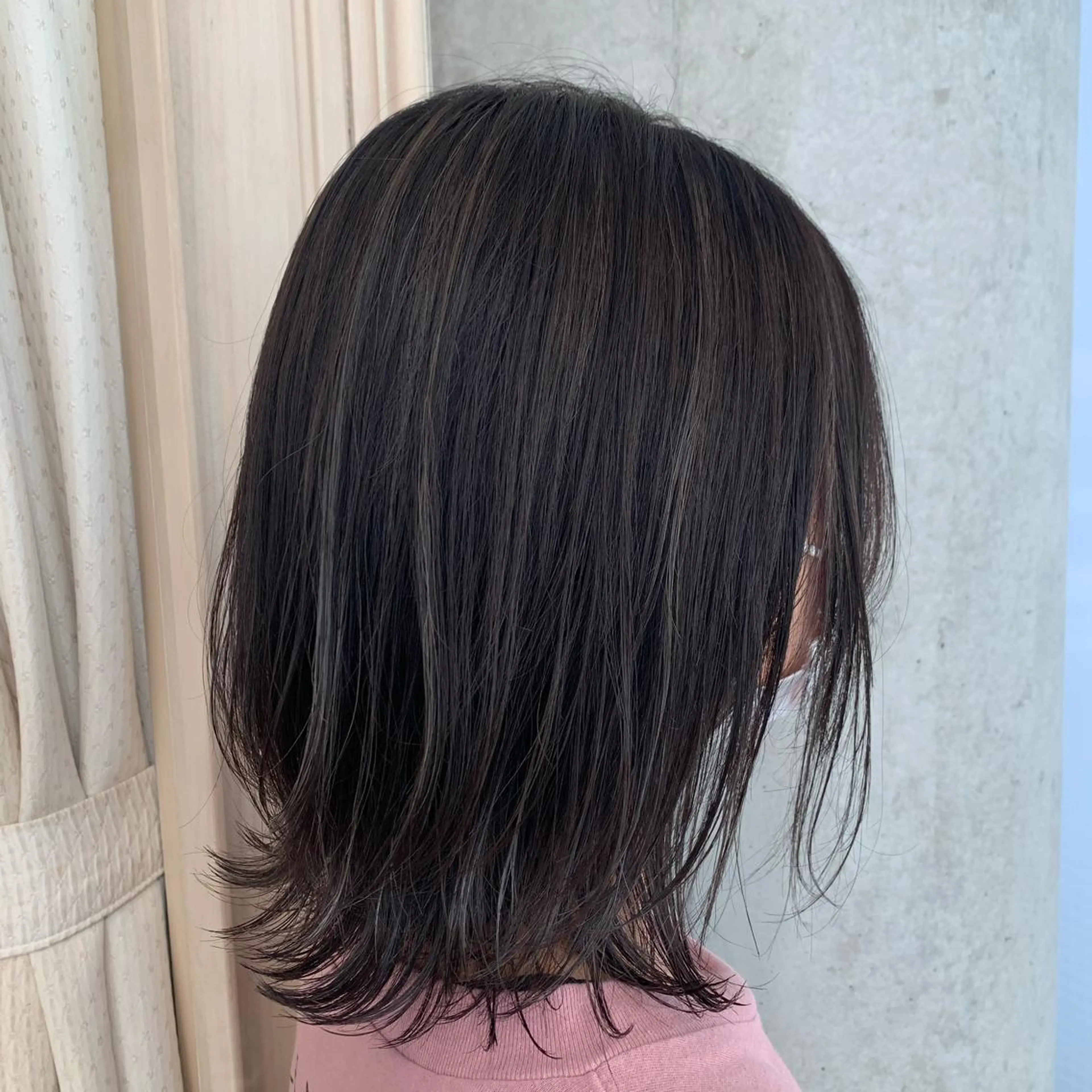 ミディアム カラー カット ヘアカラー トリートメント サソウ ユリエ🥥のヘアスタイル