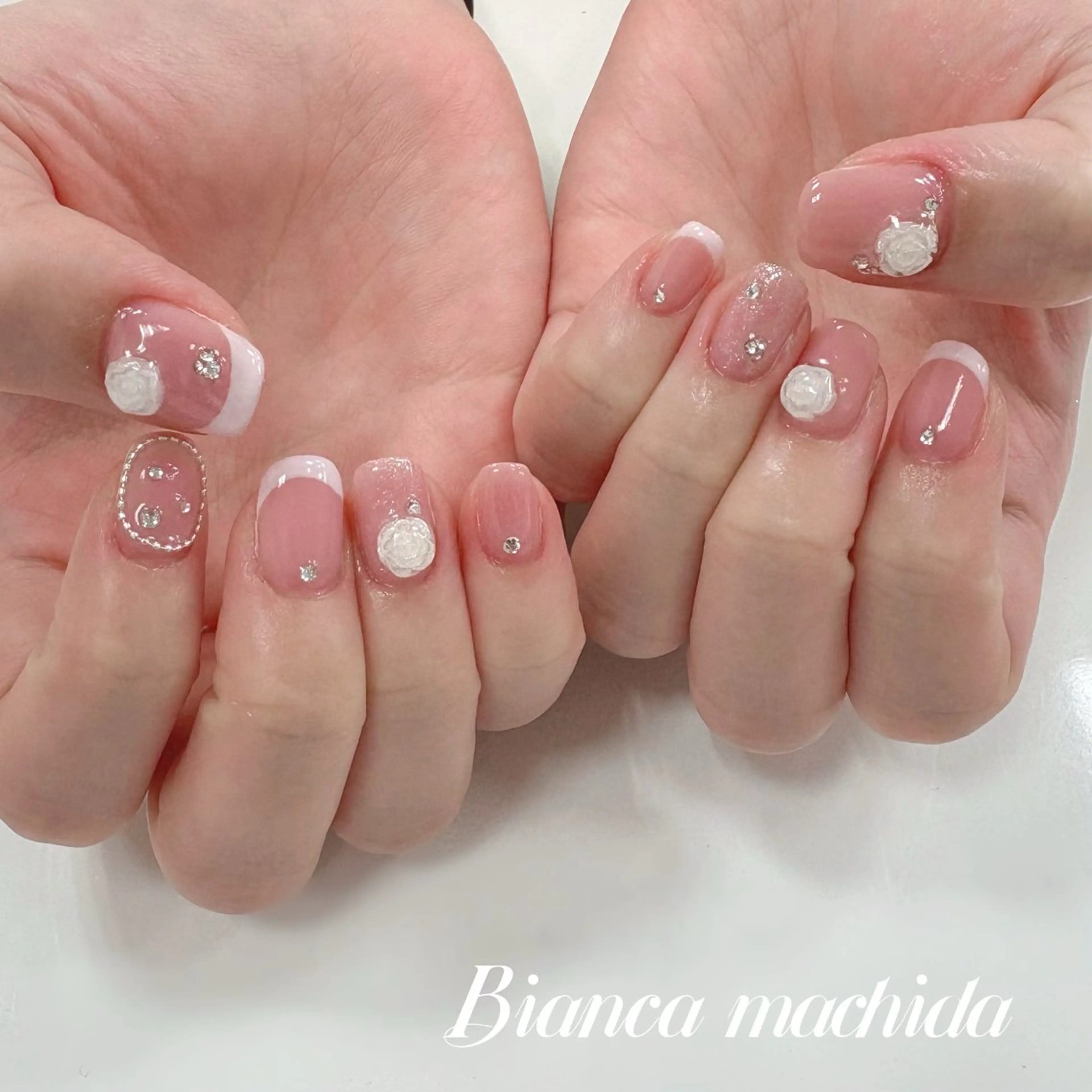 ネイル ハンドネイル Bianca 🌟 yanagihasiのネイルデザイン