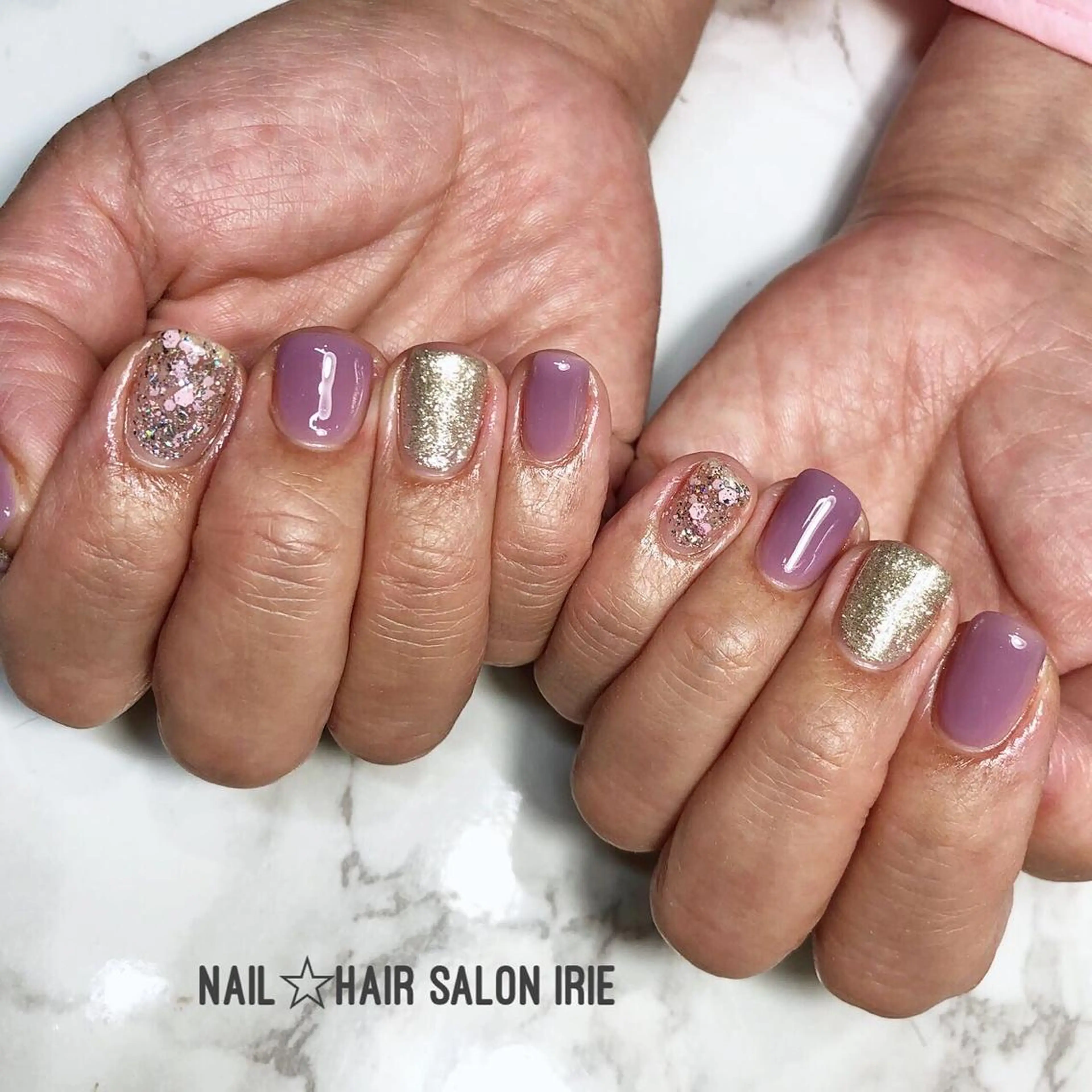 ハンドネイル ハンドケア Hair salon Irie所属・與儀 知佳のネイルデザイン