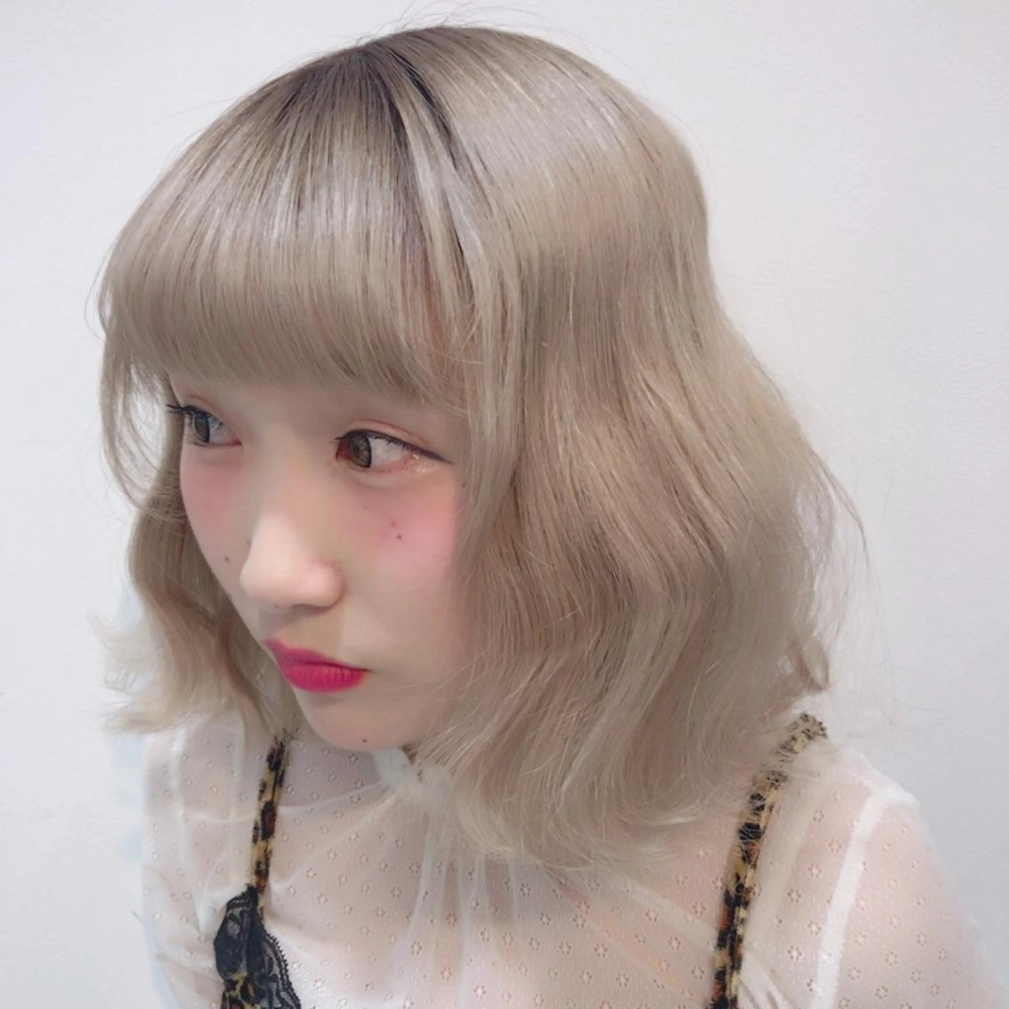 ミディアム トリートメント AMI ウルフパーマ/メンズのヘアスタイル