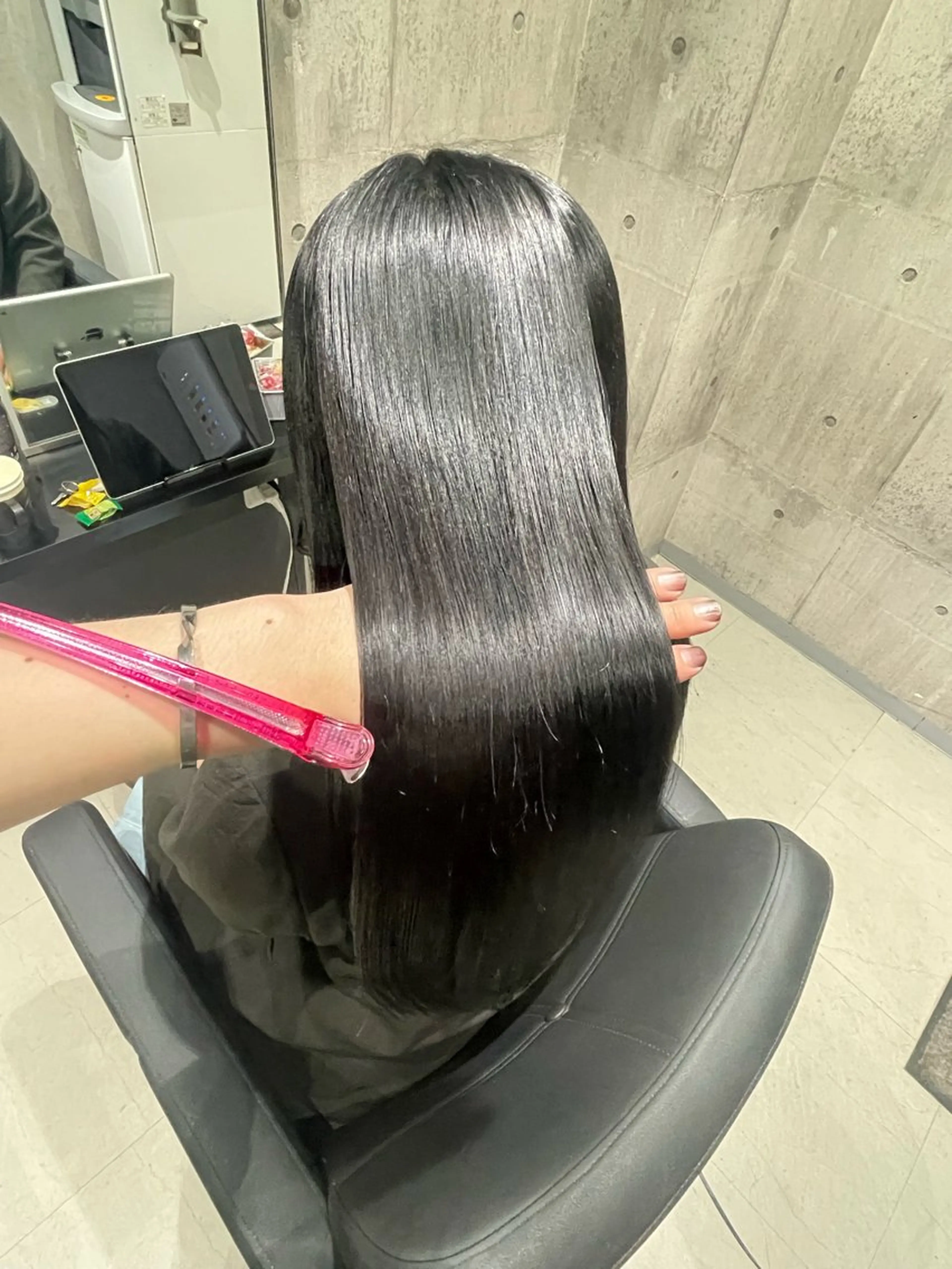 ロング カラー 黒髪 髪質改善/美髪カラー Hiroakiのヘアスタイル