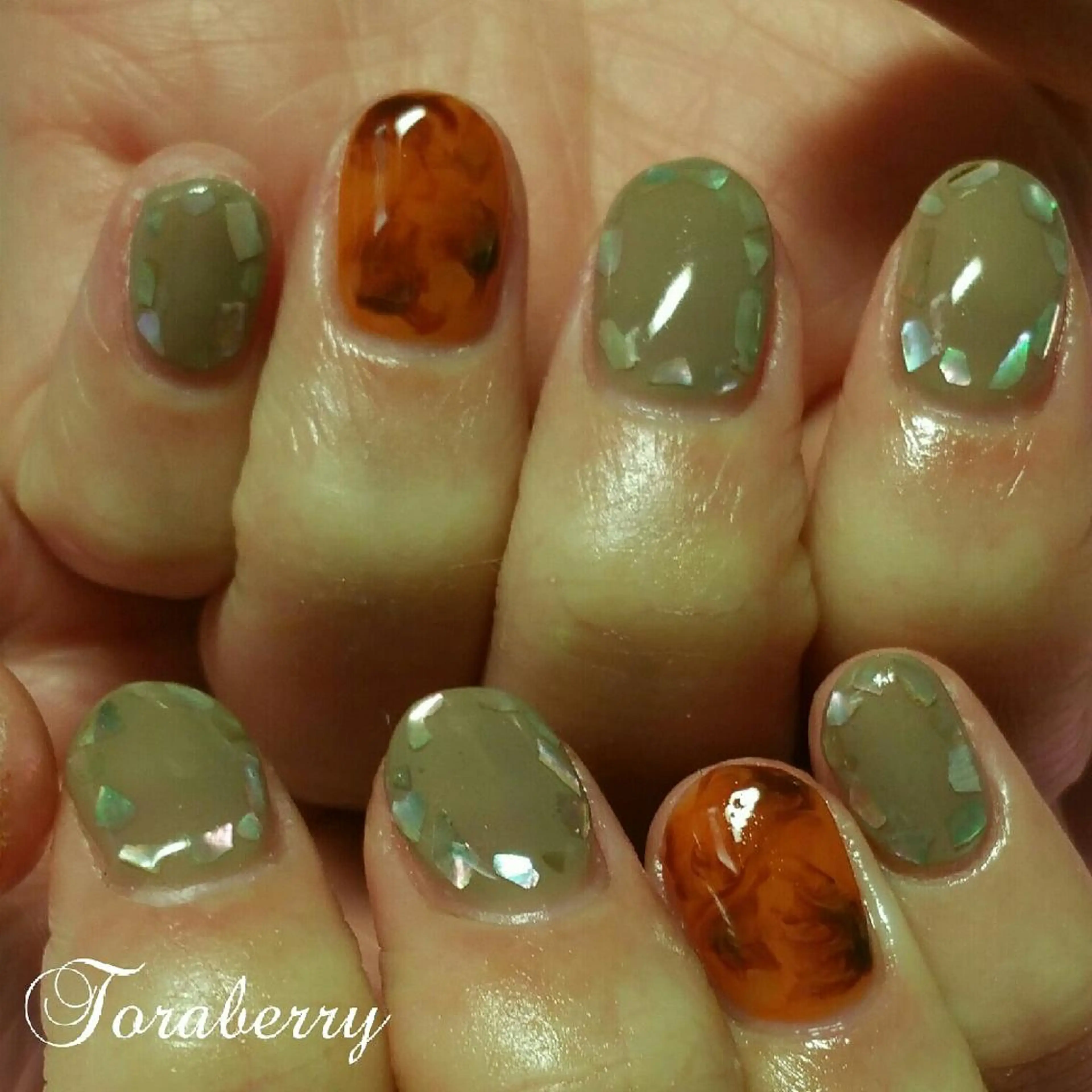 ネイル ショートネイル ハンドネイル ネイリスト なつみのネイルデザイン