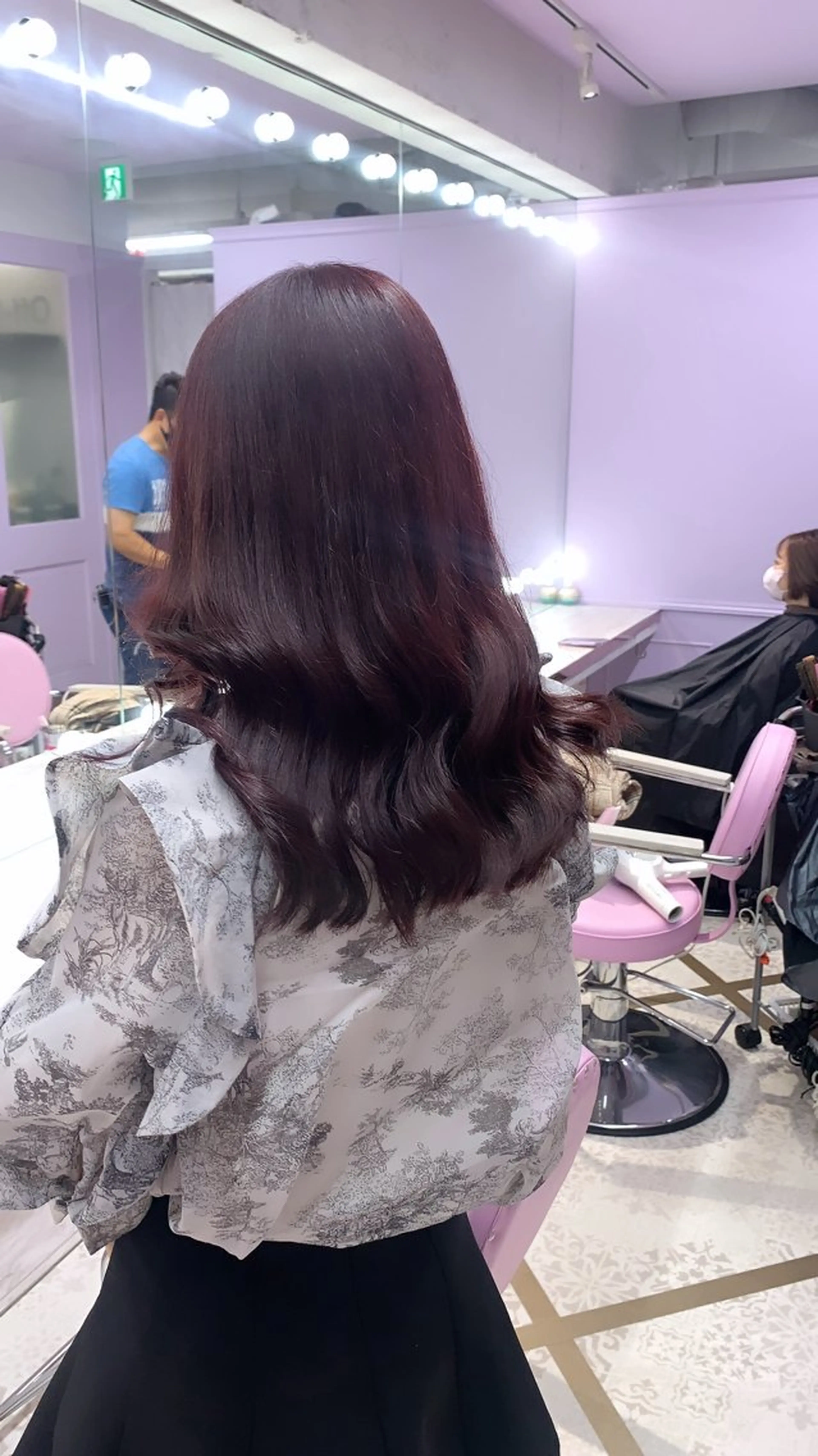 ロング カラー LUNTY NAMBA  難波駅前店所属・🇨🇳ハイトーン ワンホン🇰🇷ななのヘアスタイル