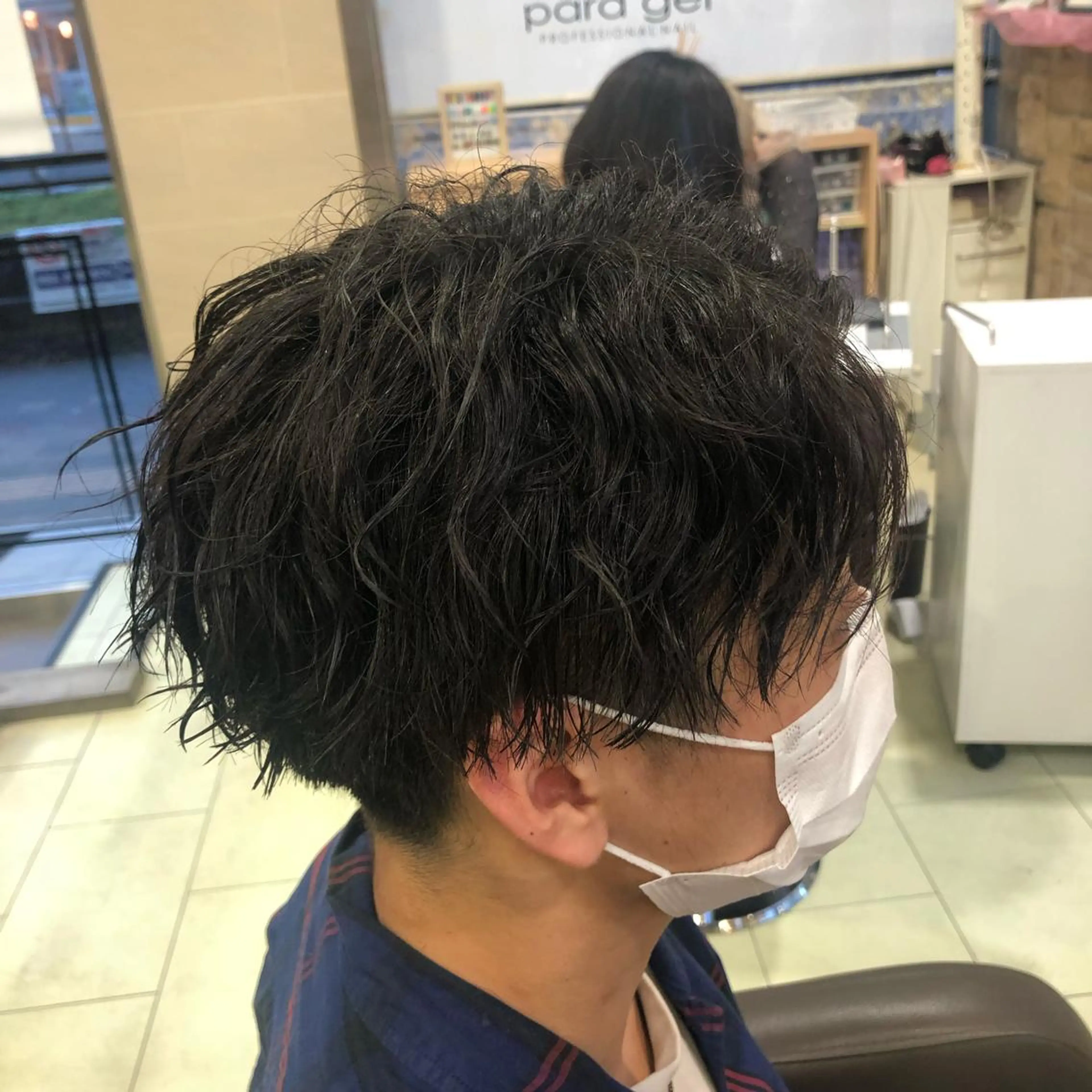 ショート パーマ メンズ カット パーマ ヘアセット シェアサロンJAM吉祥寺所属・メンズ特化 古賀陸斗のヘアスタイル