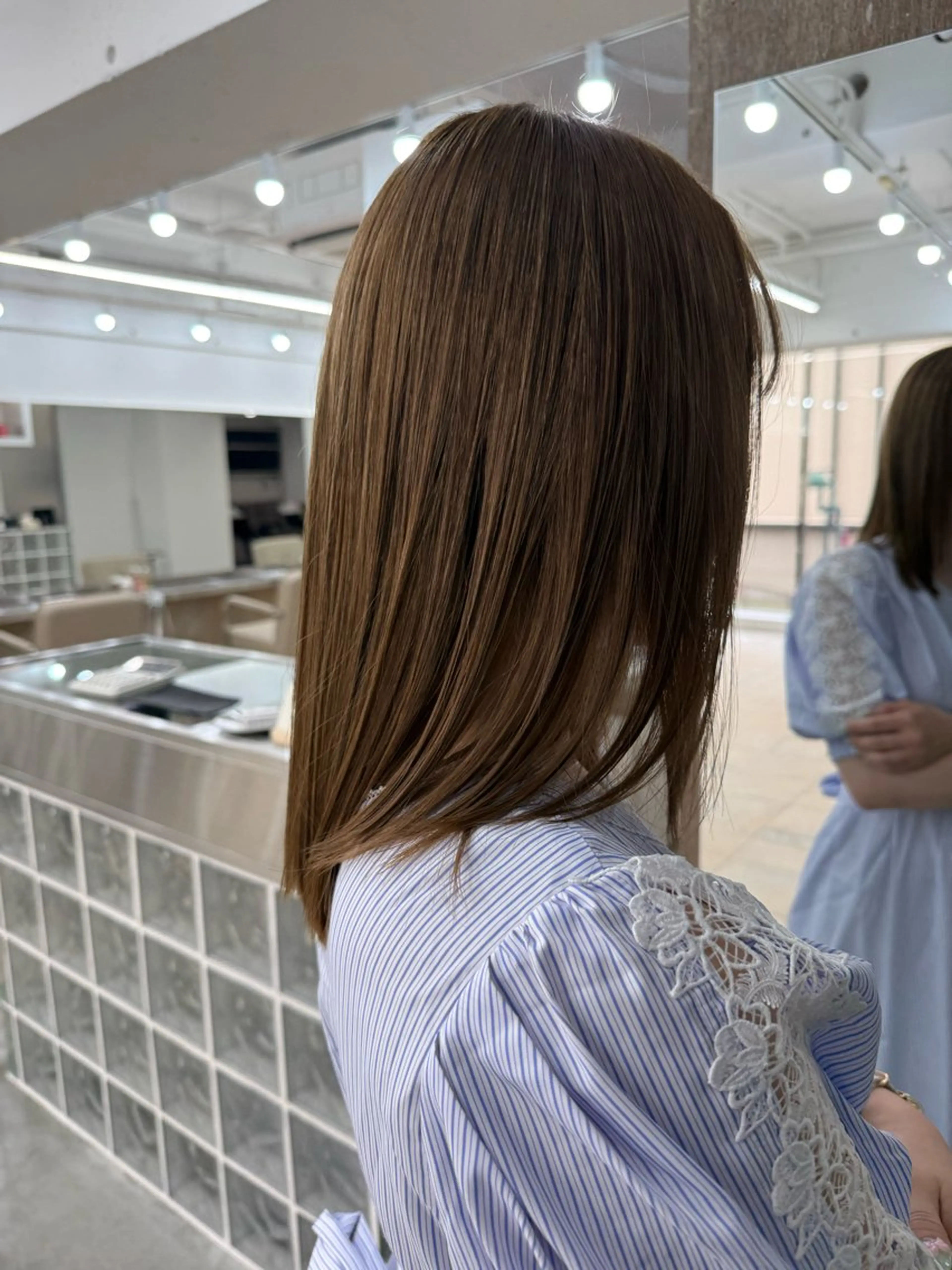 ミディアム パーマ 縮毛矯正 トリートメント 縮毛矯正 トリートメント 國井 廉のヘアスタイル