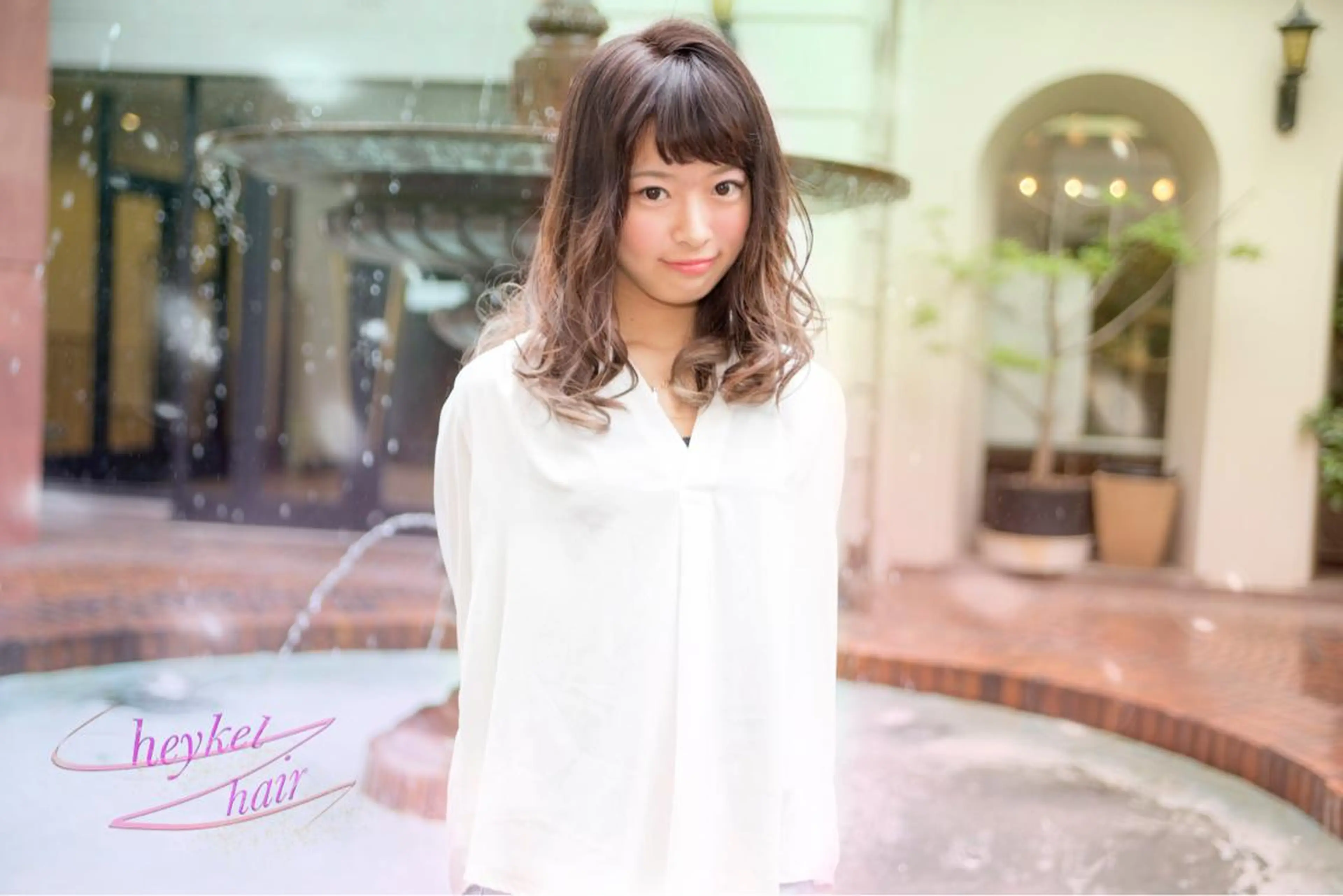 ミディアム カラー Re:ta Hair 飯田淳平のヘアスタイル