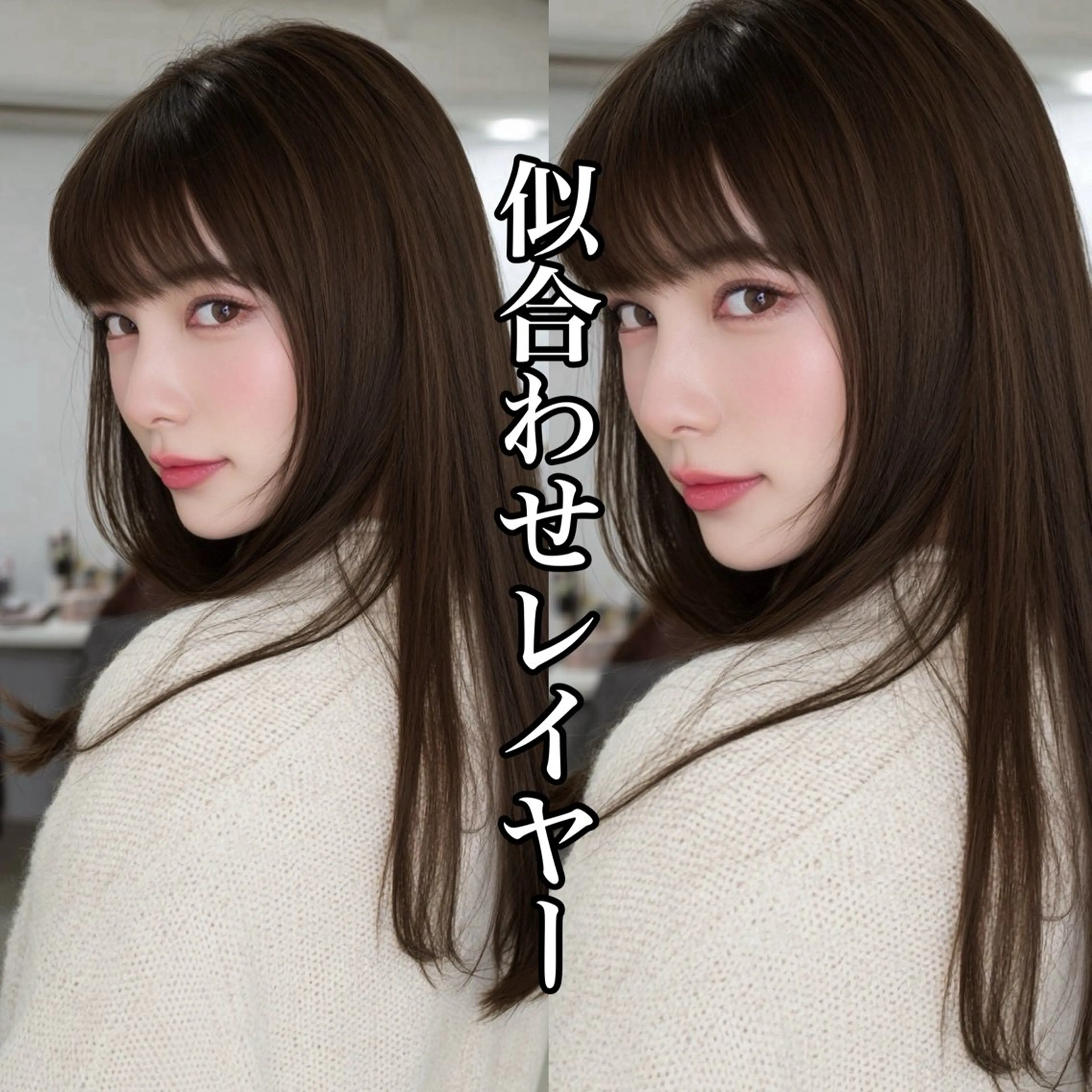 【垢抜け確定💎】似合わせカット✨＋艶カラー＋マスクトリートメント✨の写真