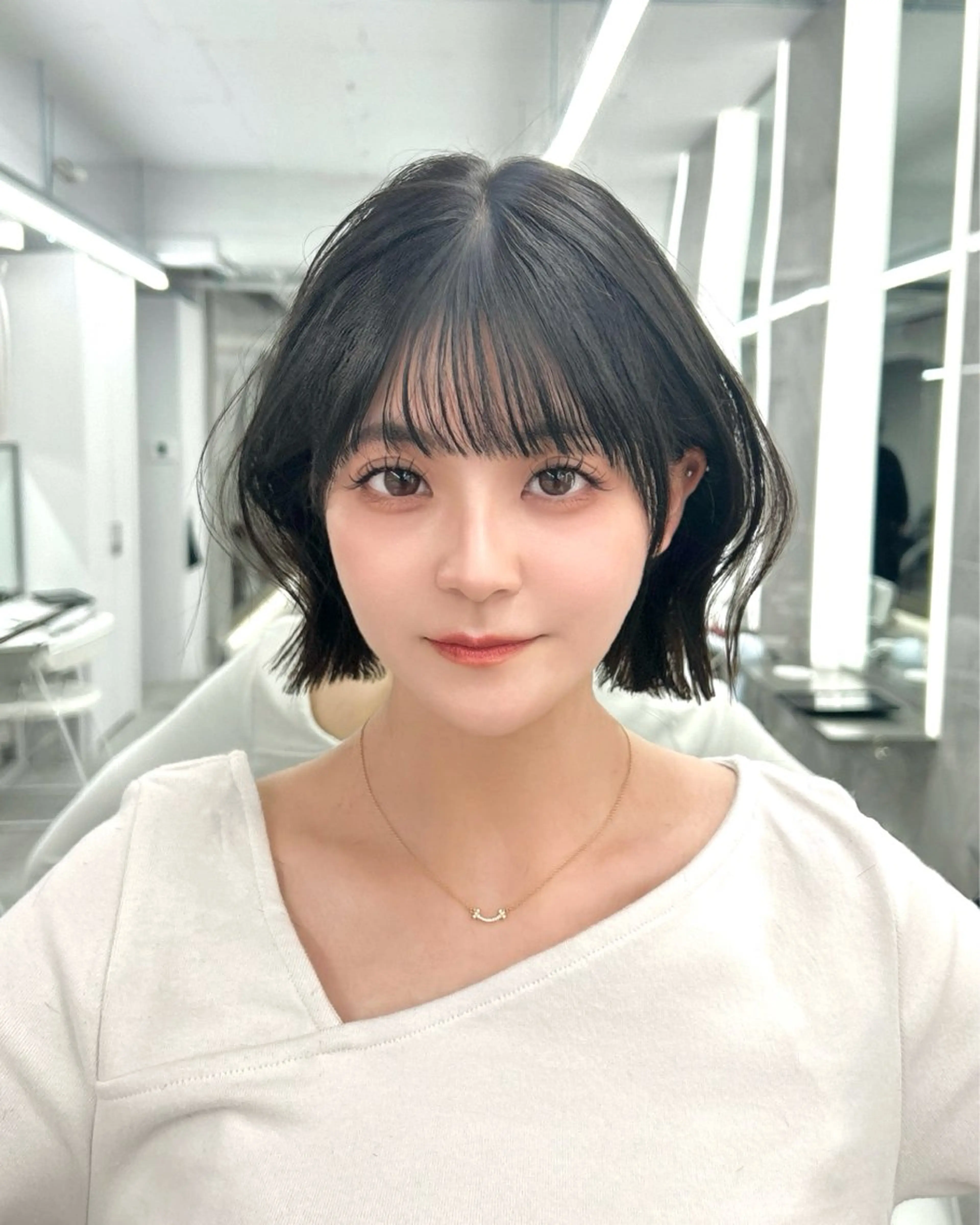 ショート 韓国顔まわり/前髪 /レイヤー/いつきのヘアスタイル