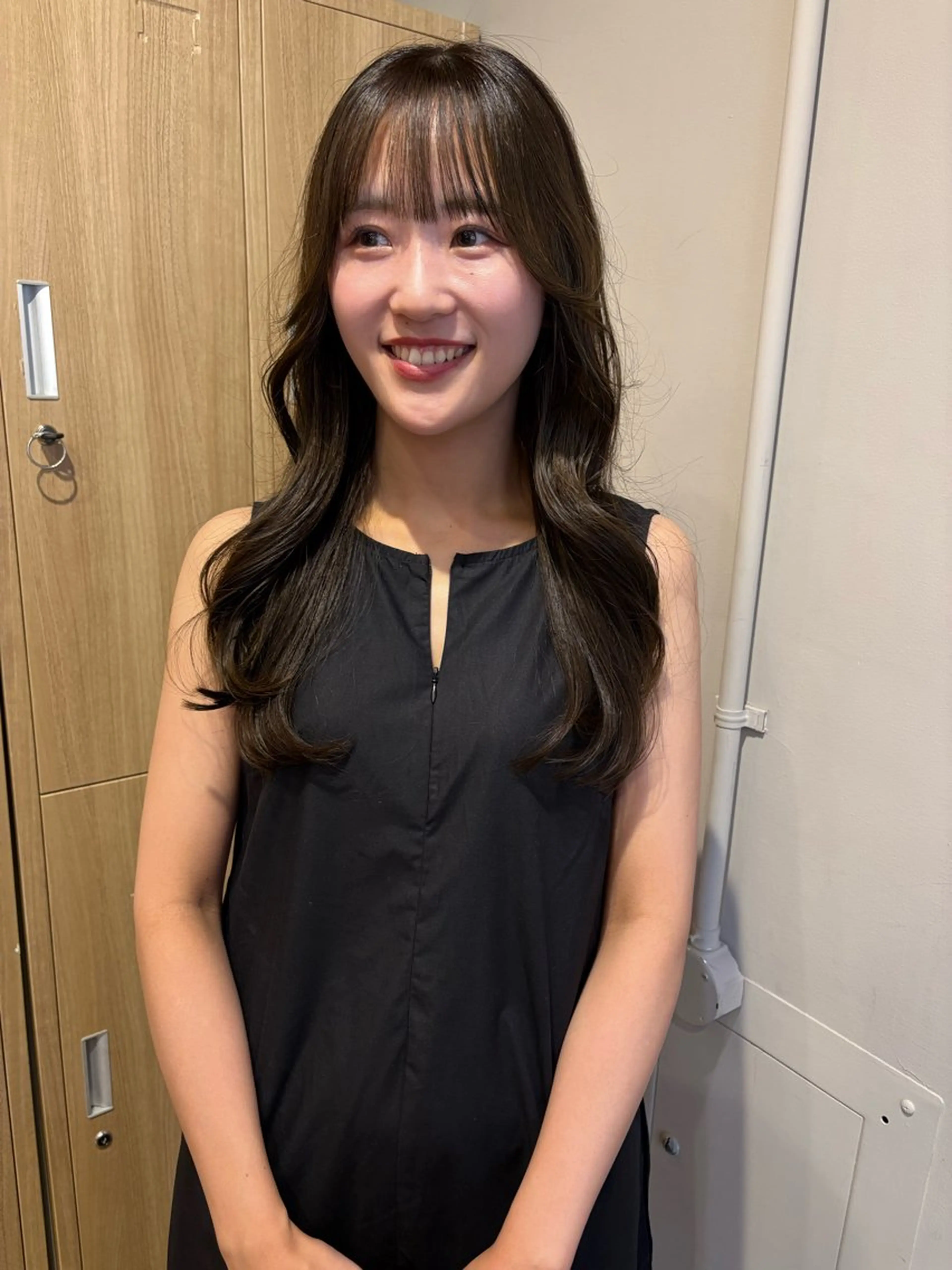 ロング カット ヘアカラー トリートメント レイヤーカット ✨️奥田良太✨️のヘアスタイル