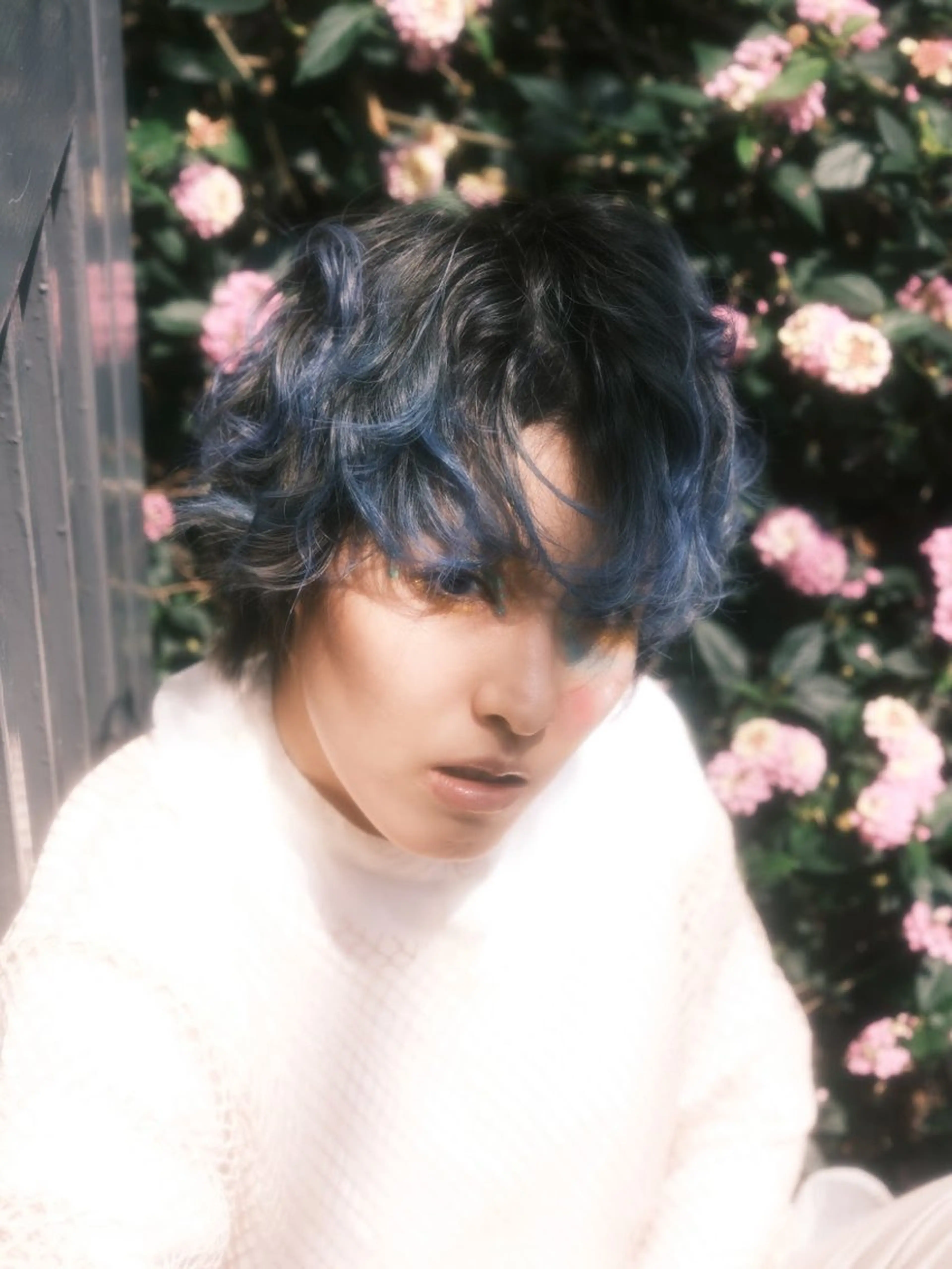 ショート カラー ヘアアレンジ men'scut募集 /艶カラー/上杉健太のヘアスタイル